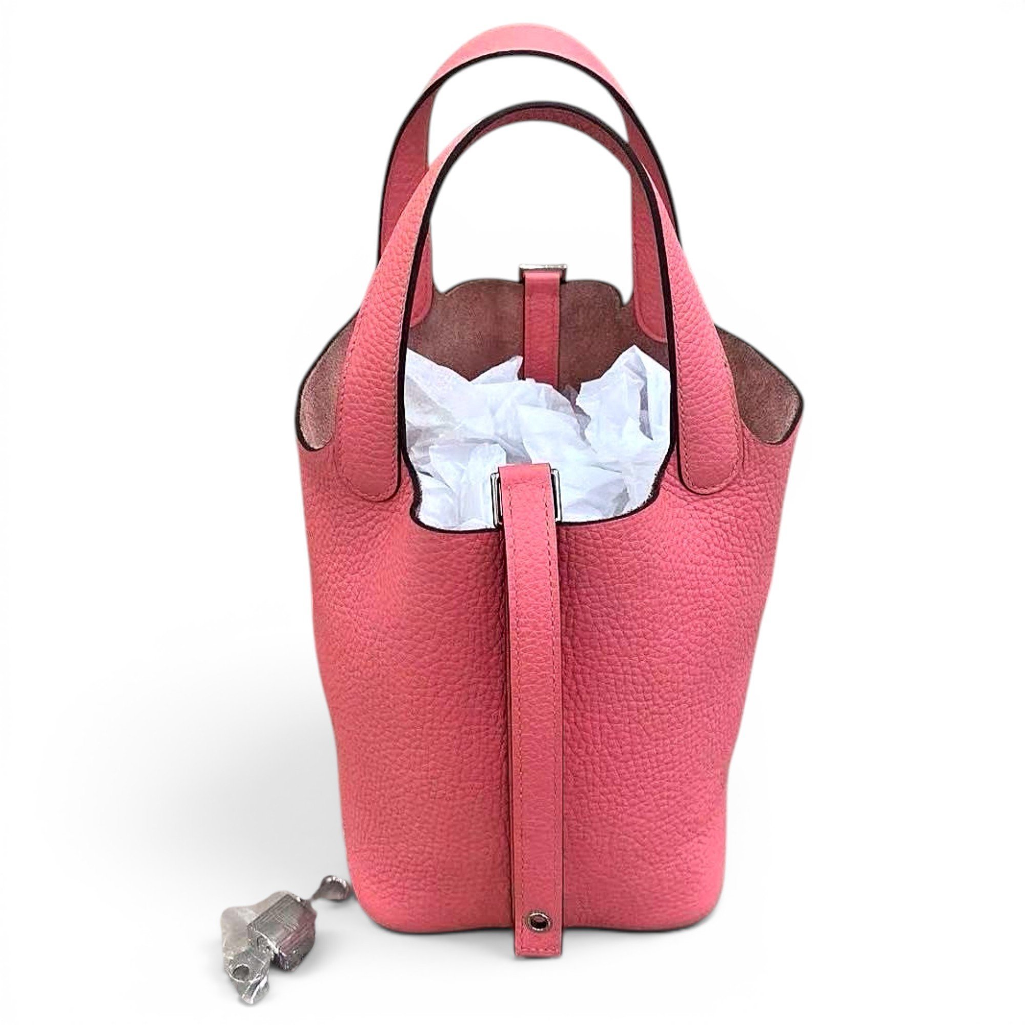 Picotin leather handbag