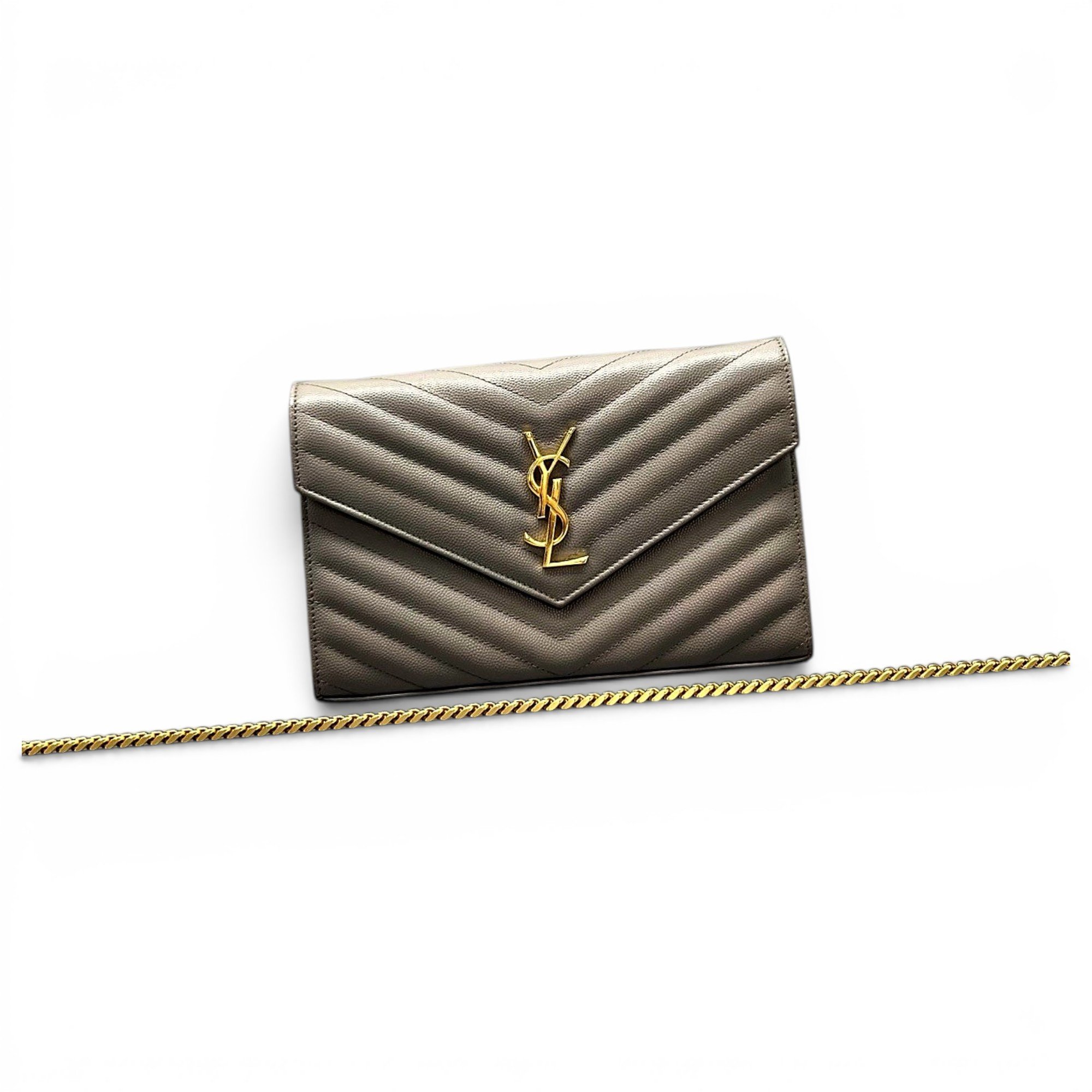 Portefeuille enveloppe leather handbag