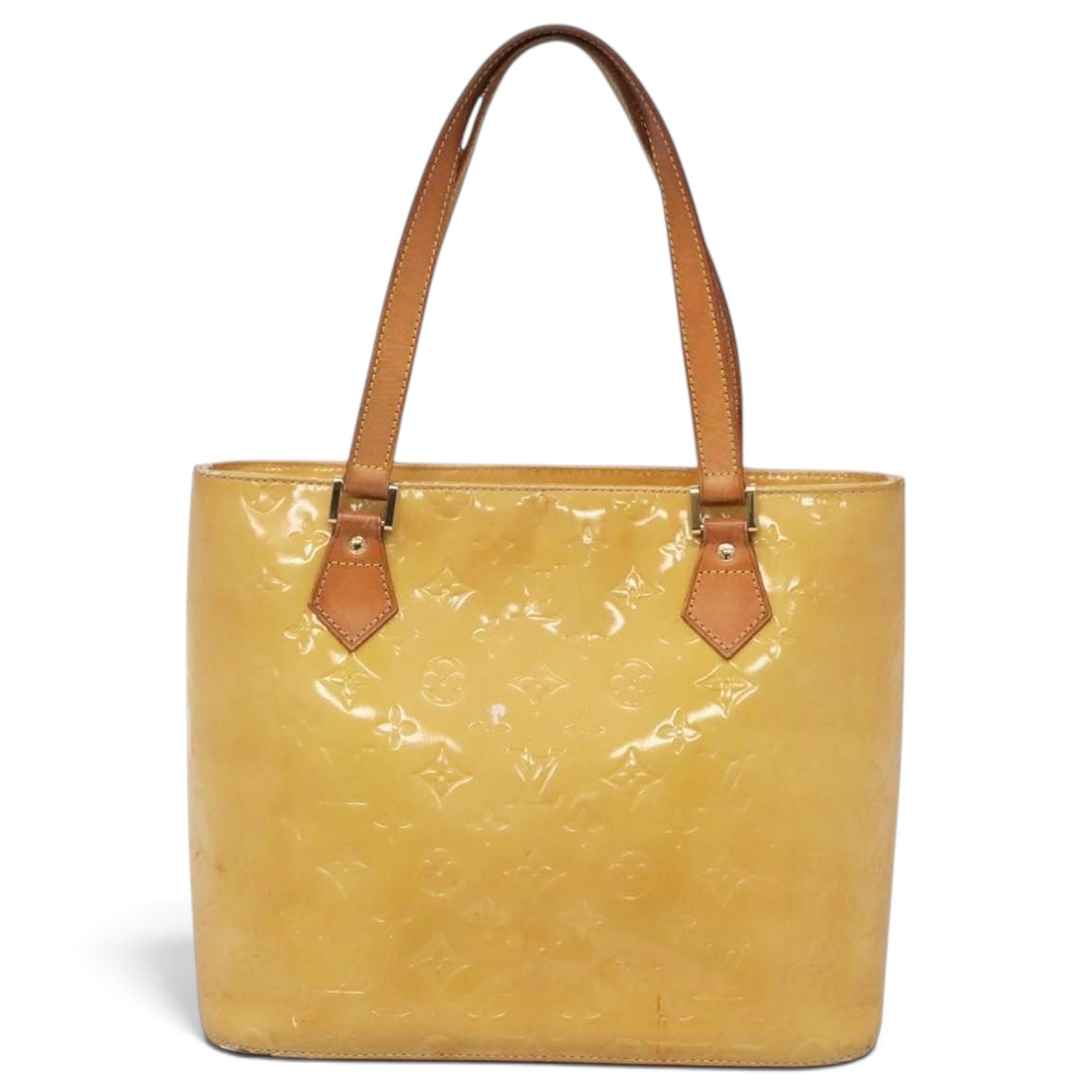 Houston patent leather handbag