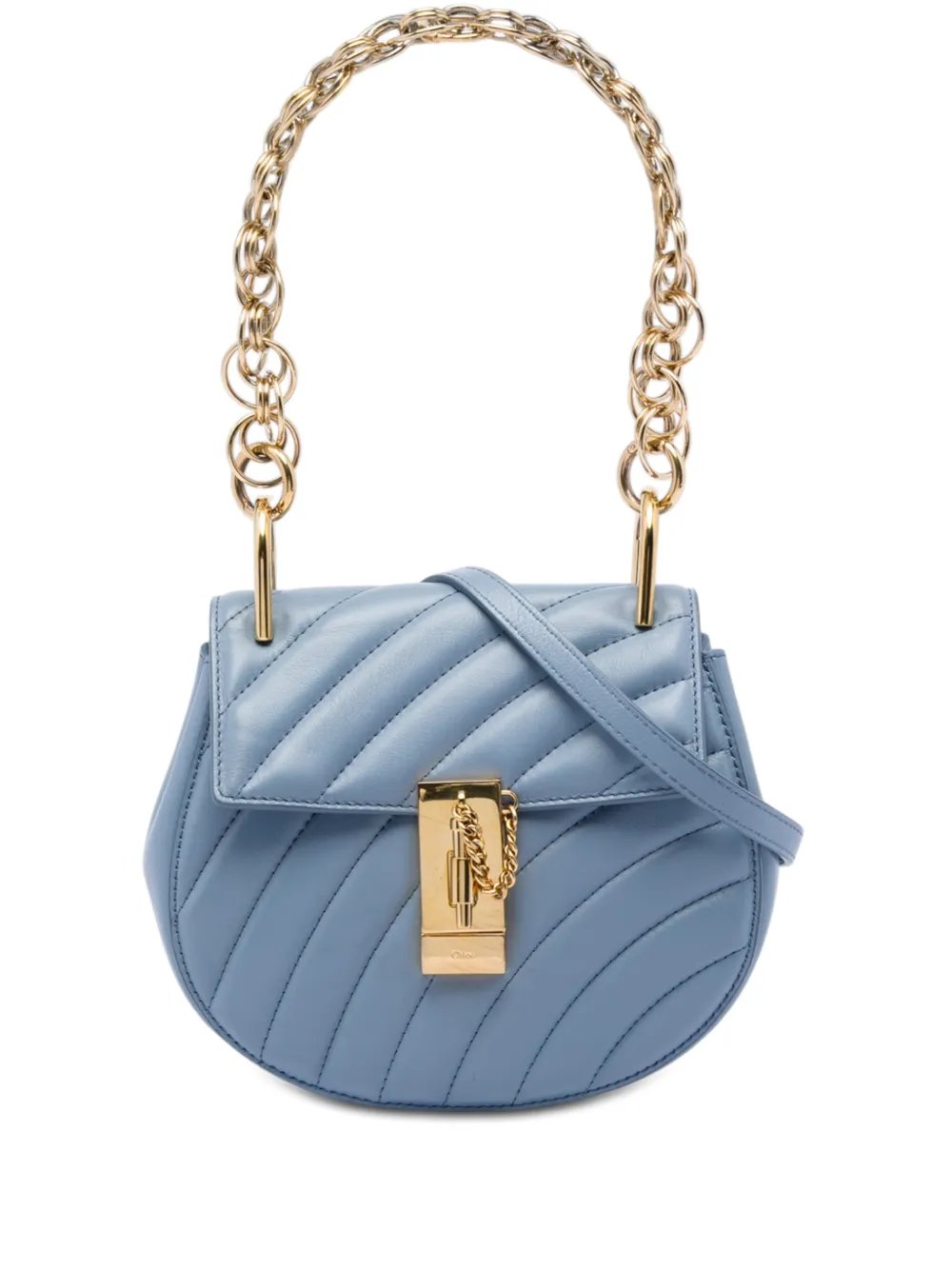 2018 Mini Quilted Leather Drew Bijou satchel