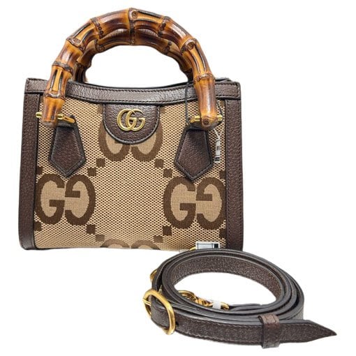 Bamboo leather handbag