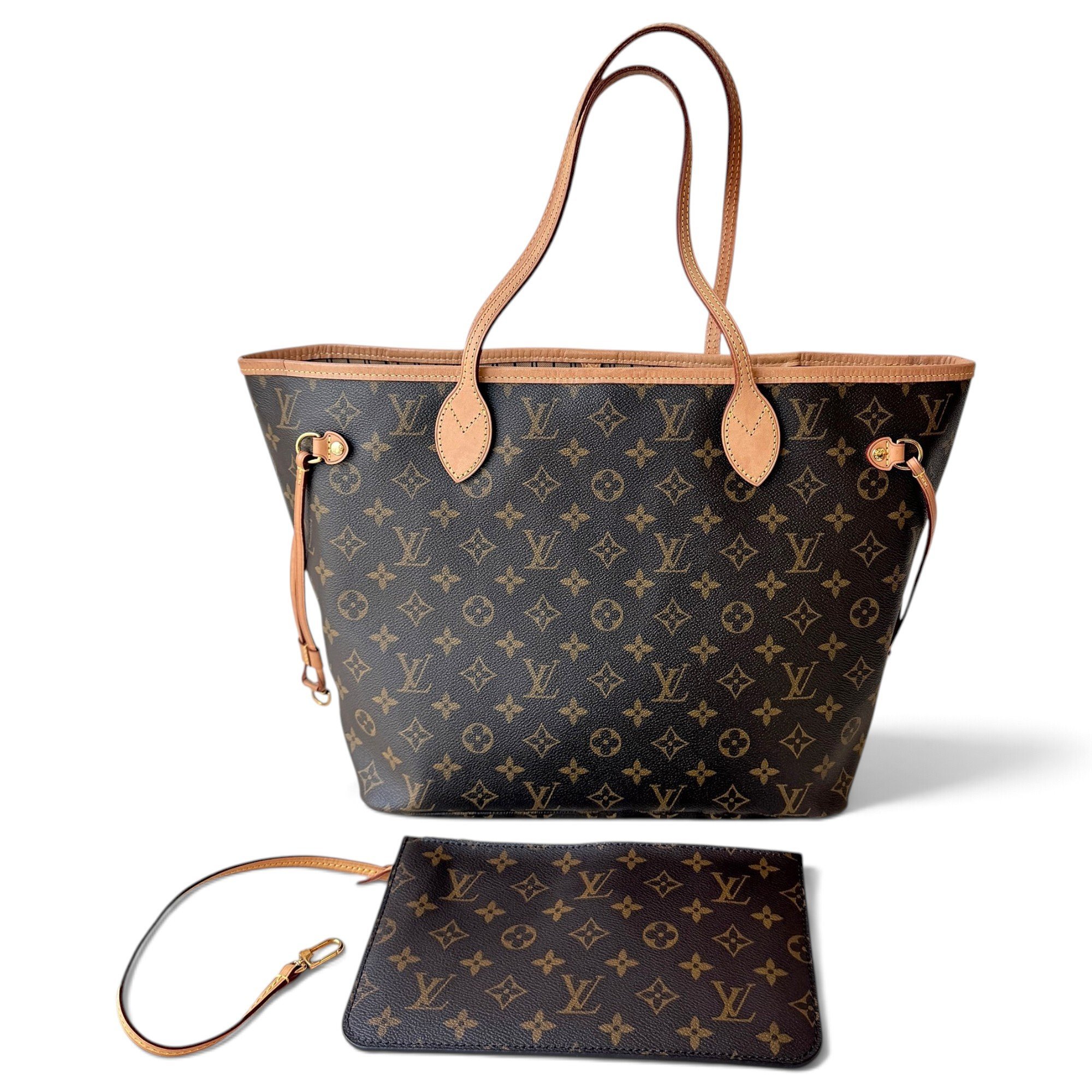 Neverfull leather tote