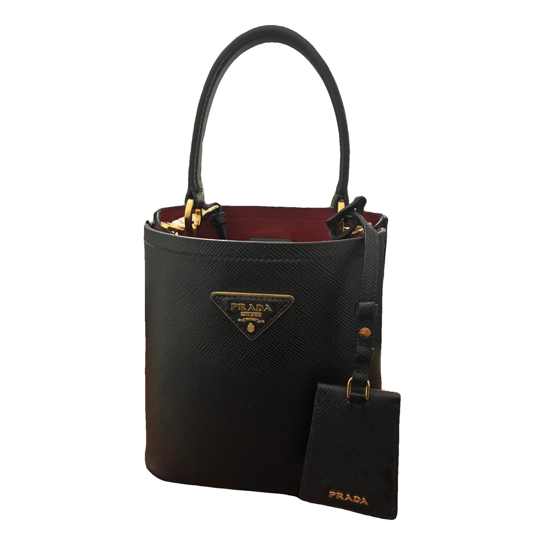 Panier leather handbag