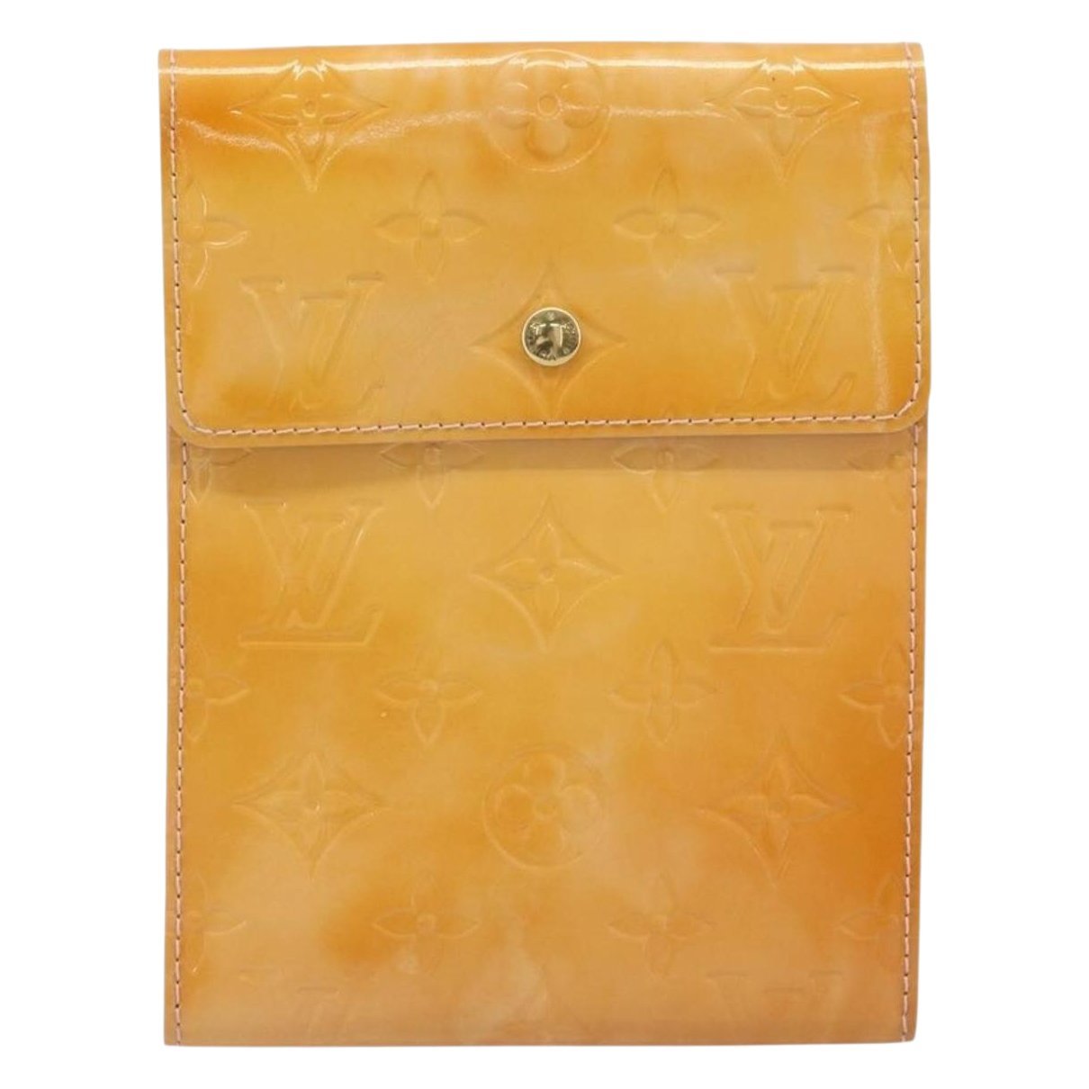 Marshmallow patent leather handbag