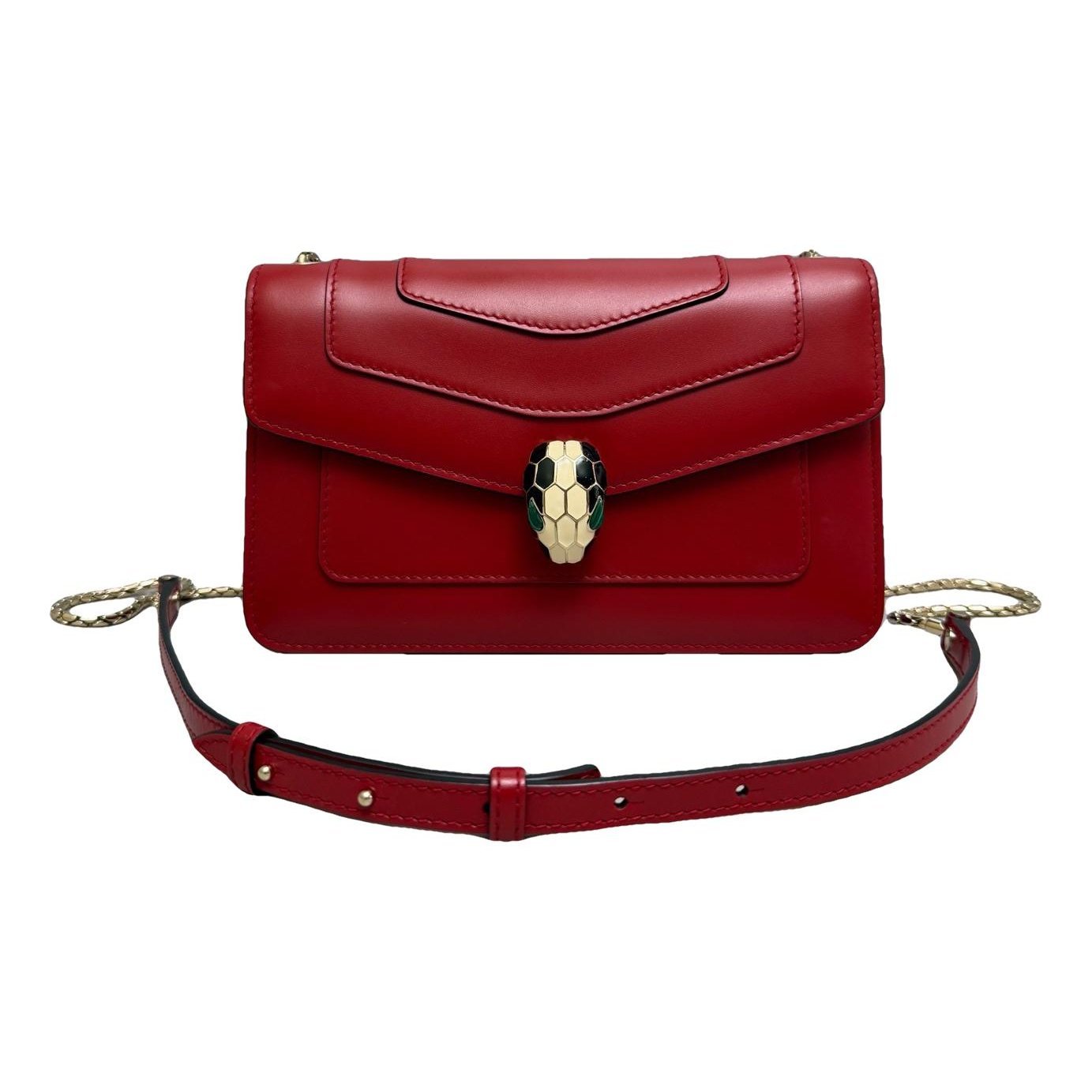 Serpenti leather crossbody bag