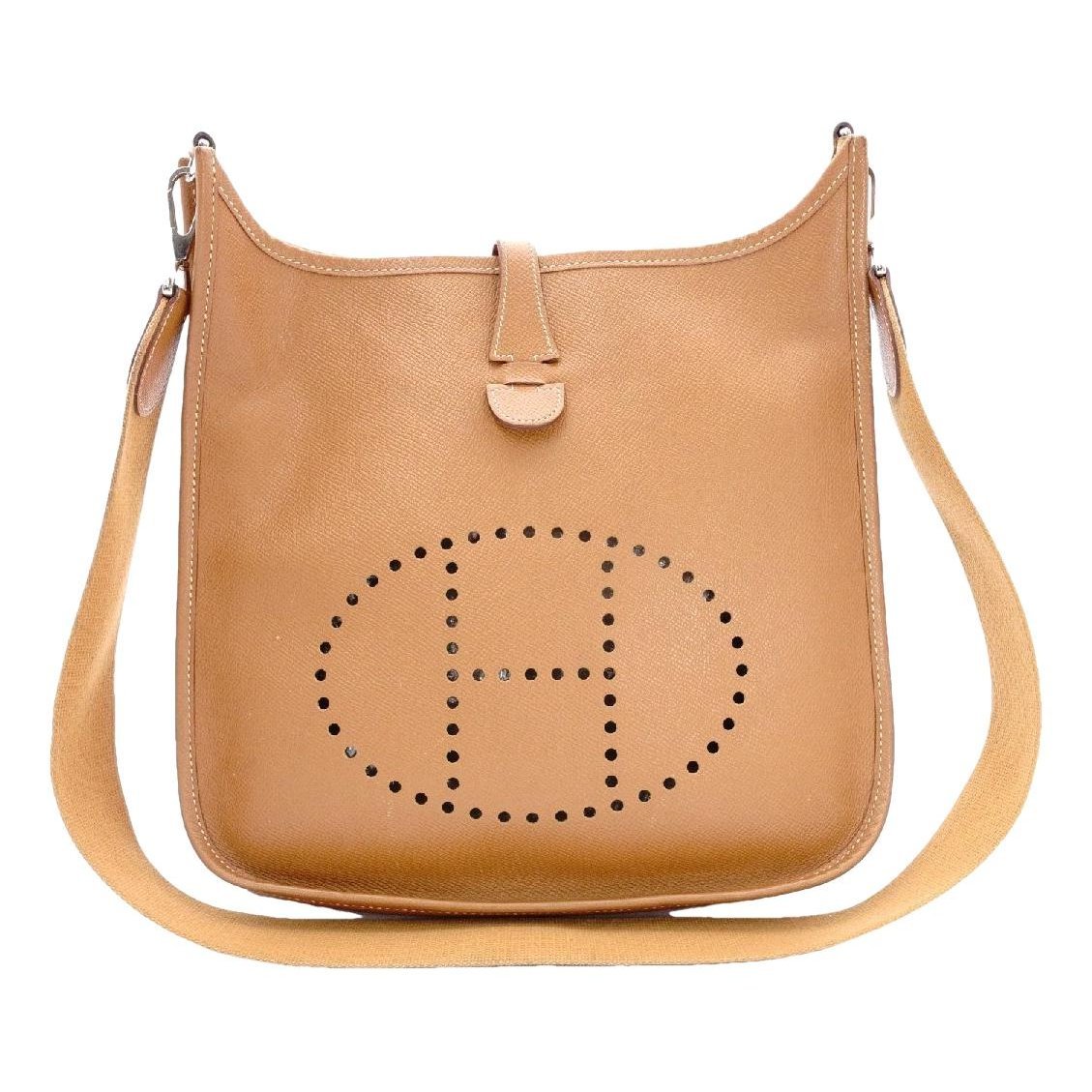 Evelyne leather handbag