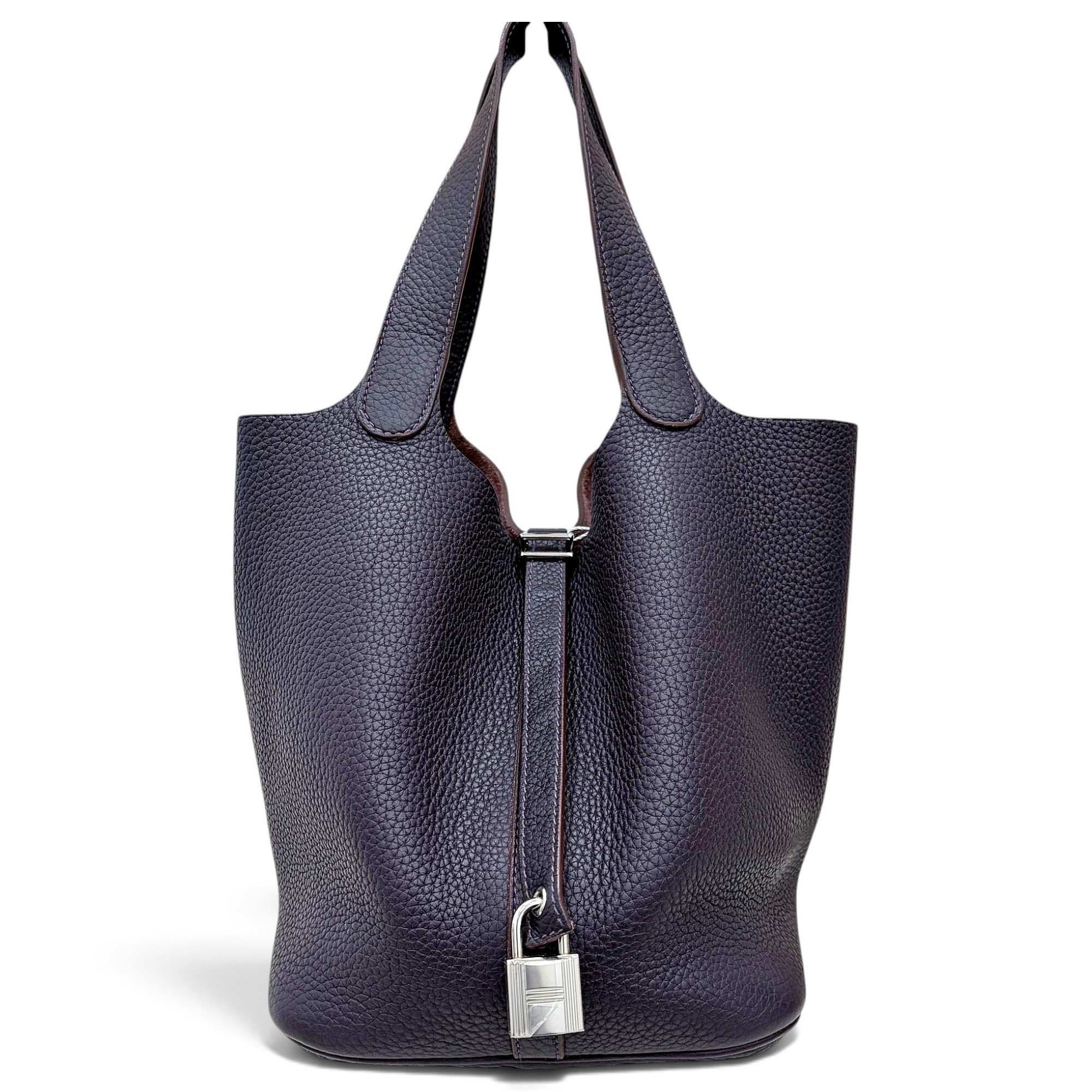 Picotin leather handbag