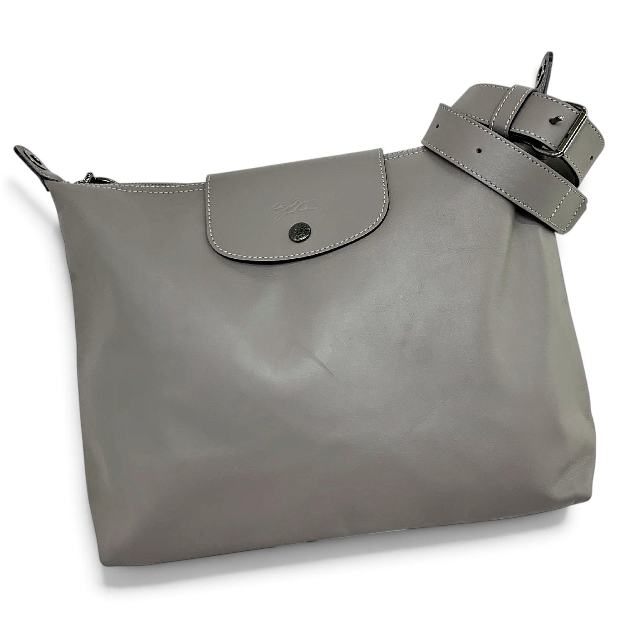 Pliage leather crossbody bag