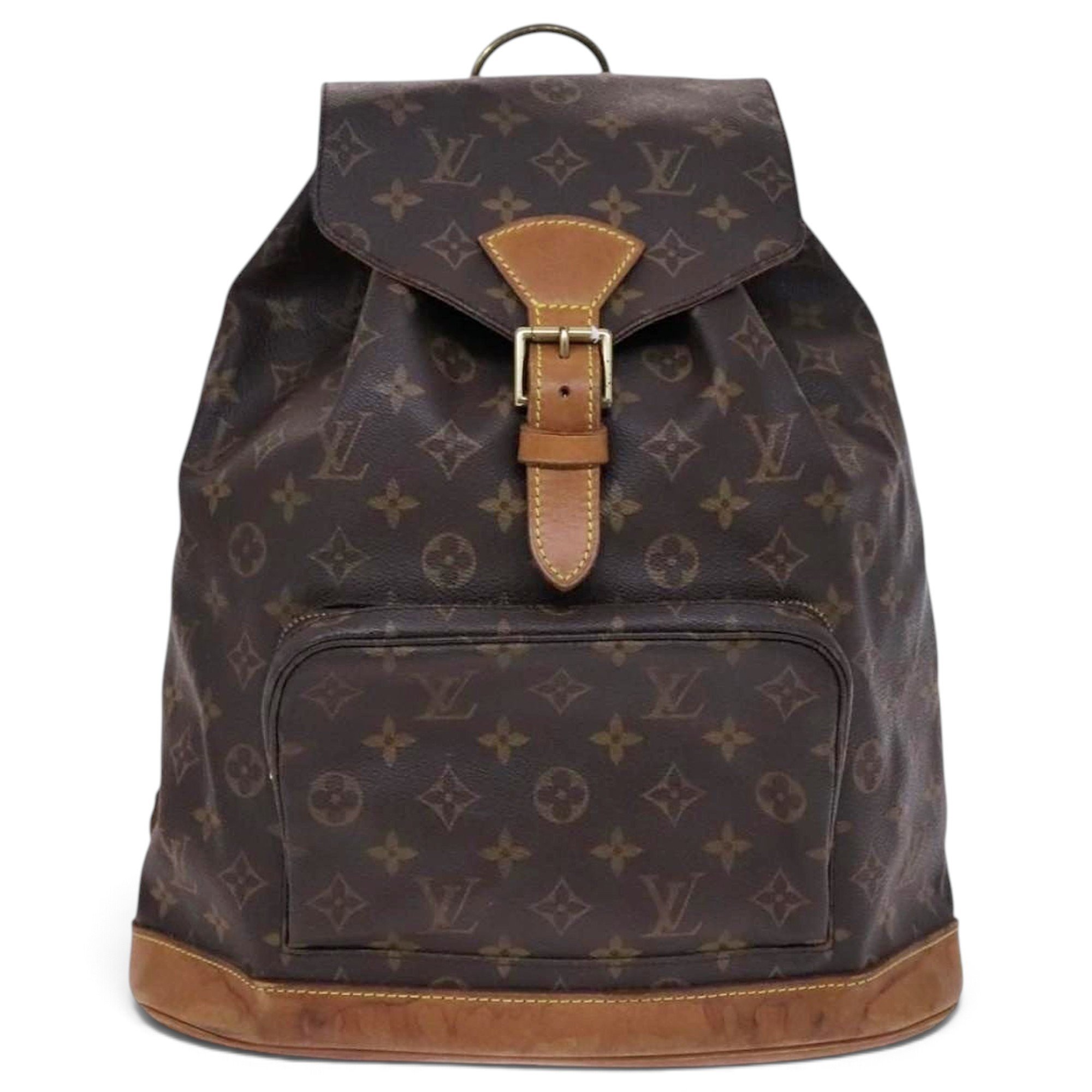Montsouris leather backpack