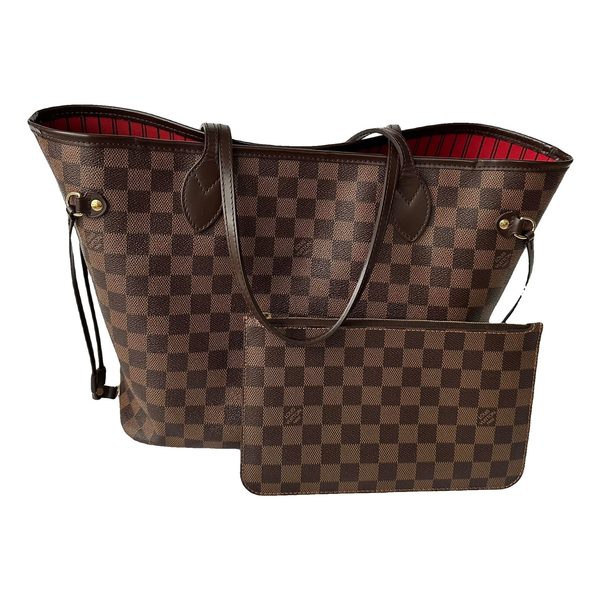 Louis Vuitton Neverfull leather tote