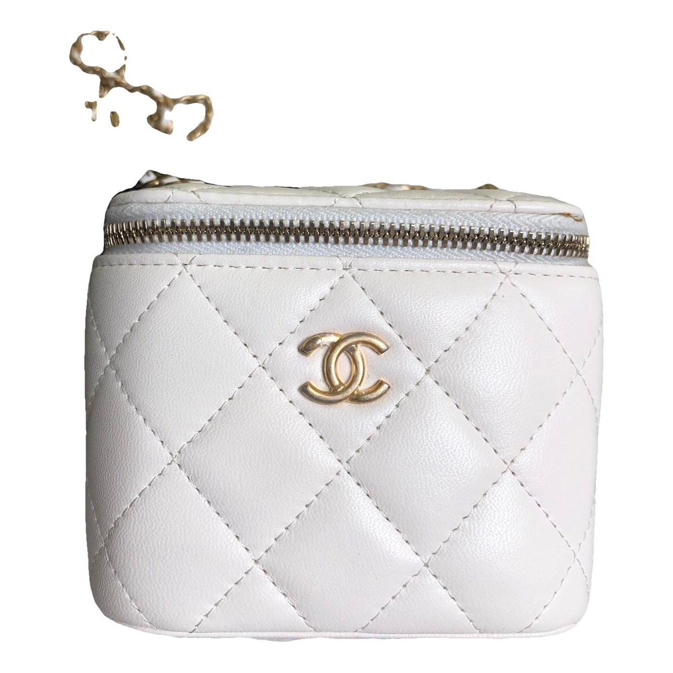 Trendy CC Vanity leather handbag