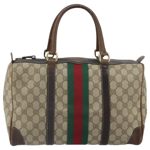 Gucci Boston leather bowling bag