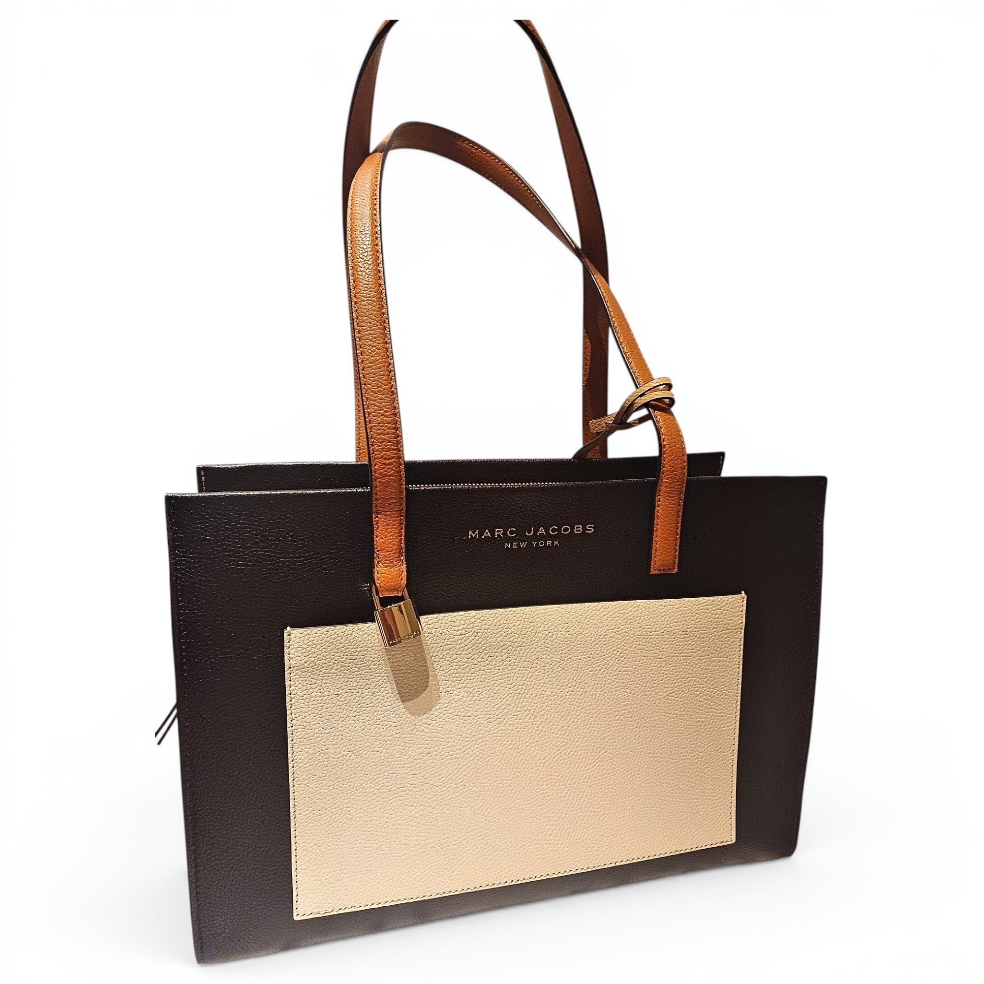 Leather tote