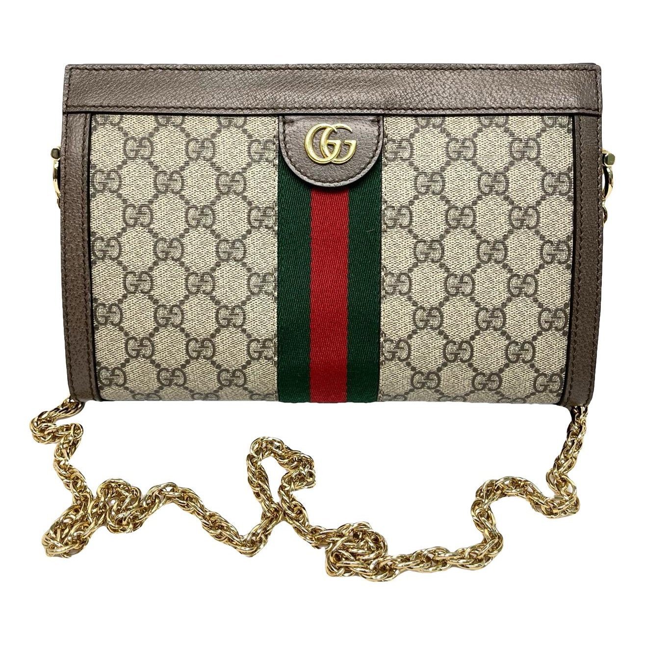 Ophidia Chain leather handbag