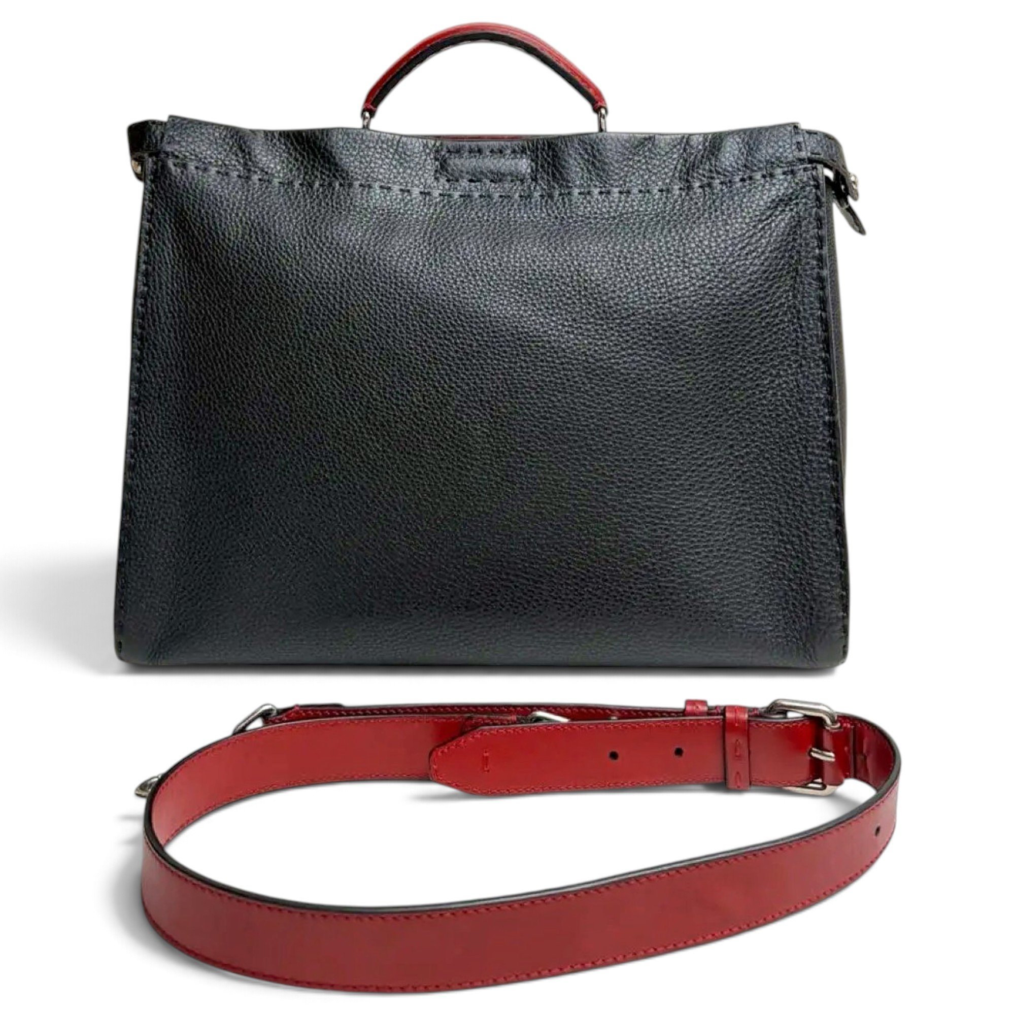 Peekaboo leather crossbody bag