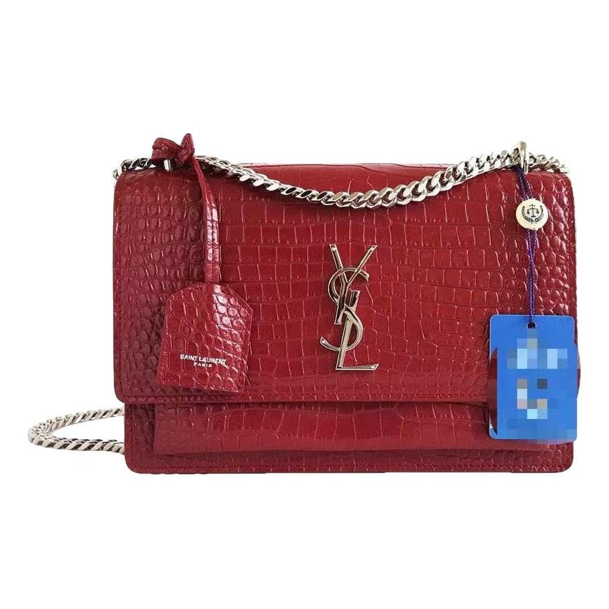 Sunset leather handbag