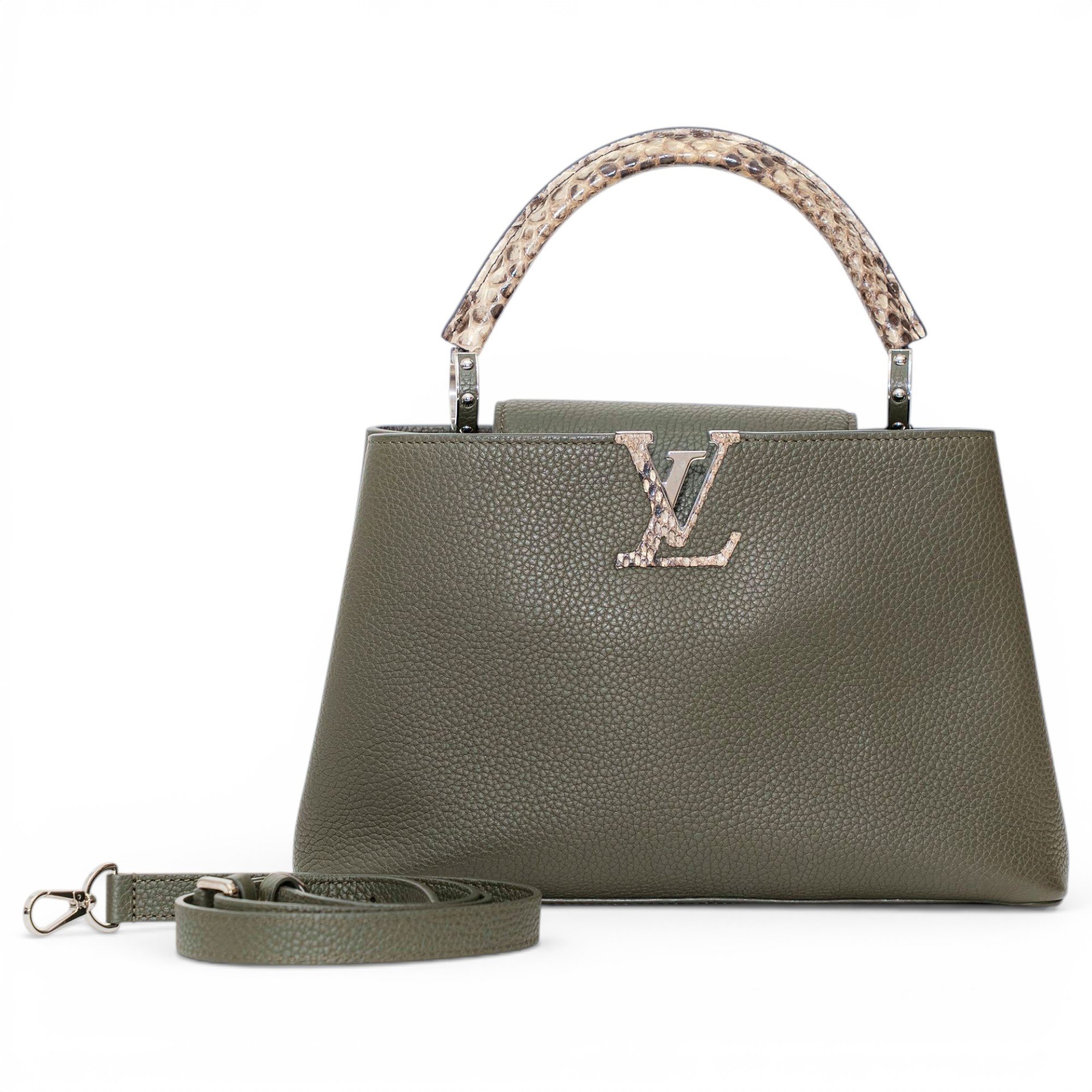 Capucines leather handbag