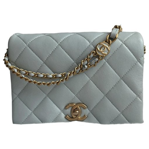 Trendy CC Flap leather handbag