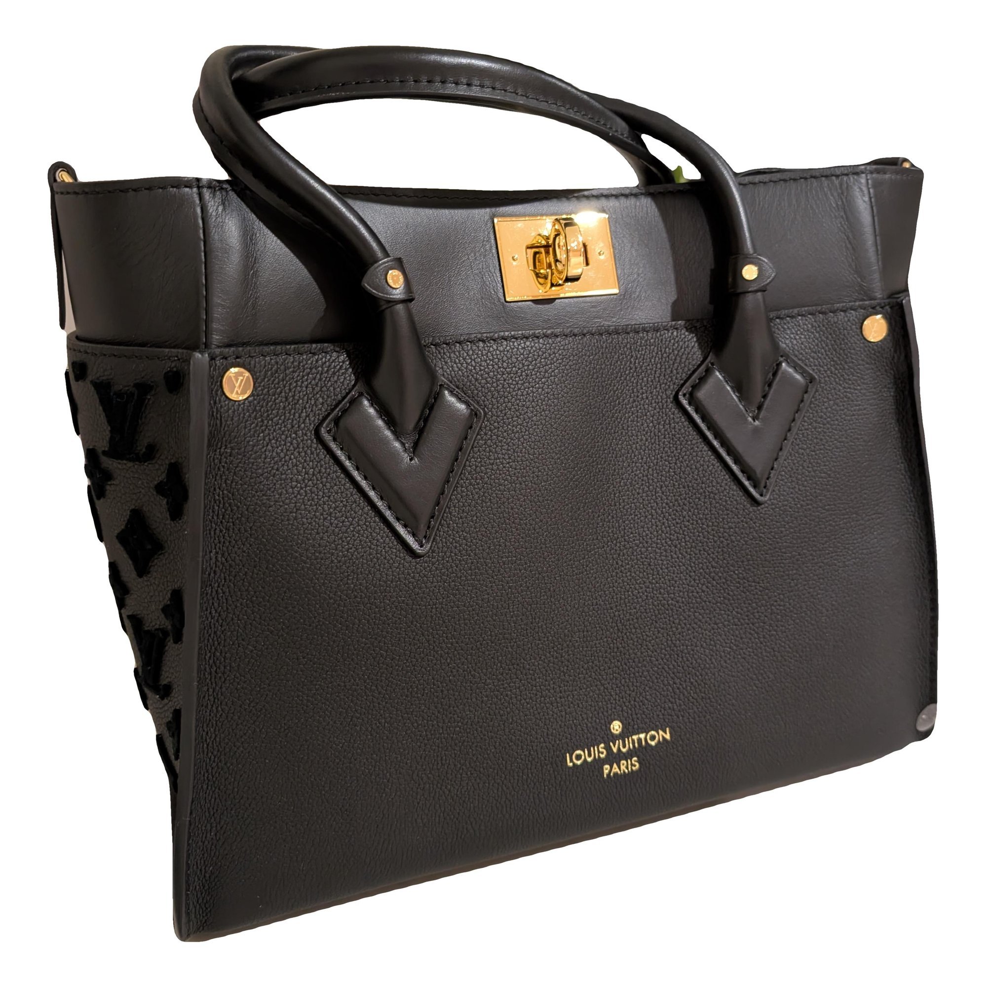 On My Side leather handbag