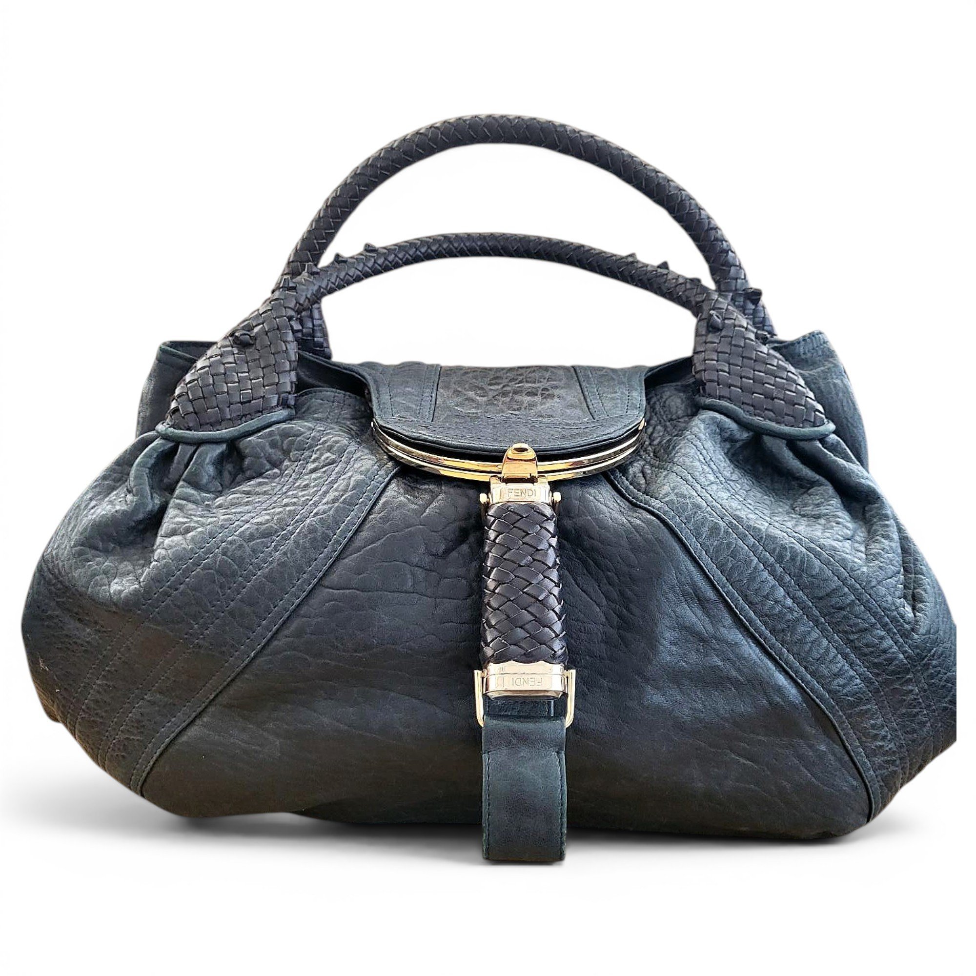 Spy leather handbag