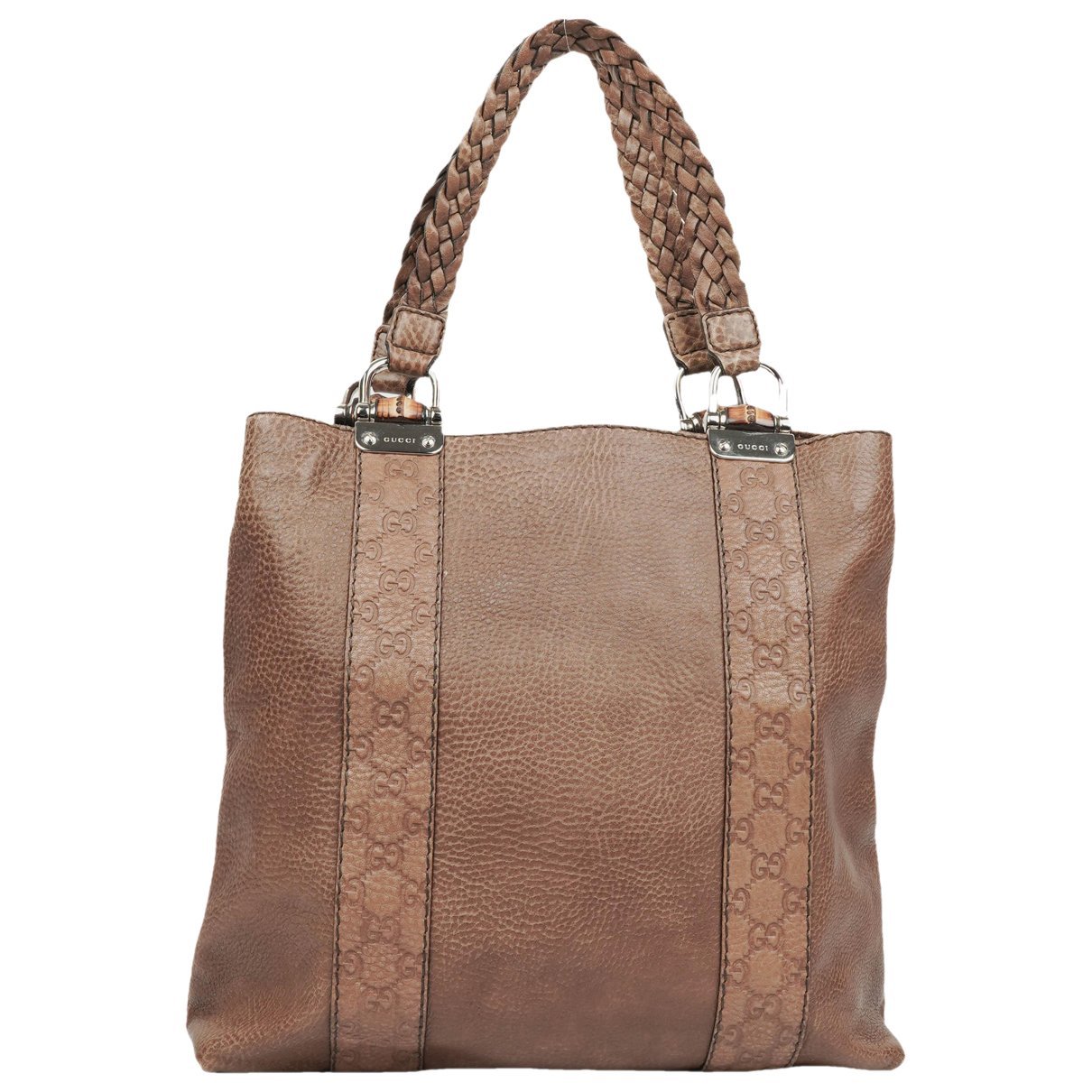 Leather tote