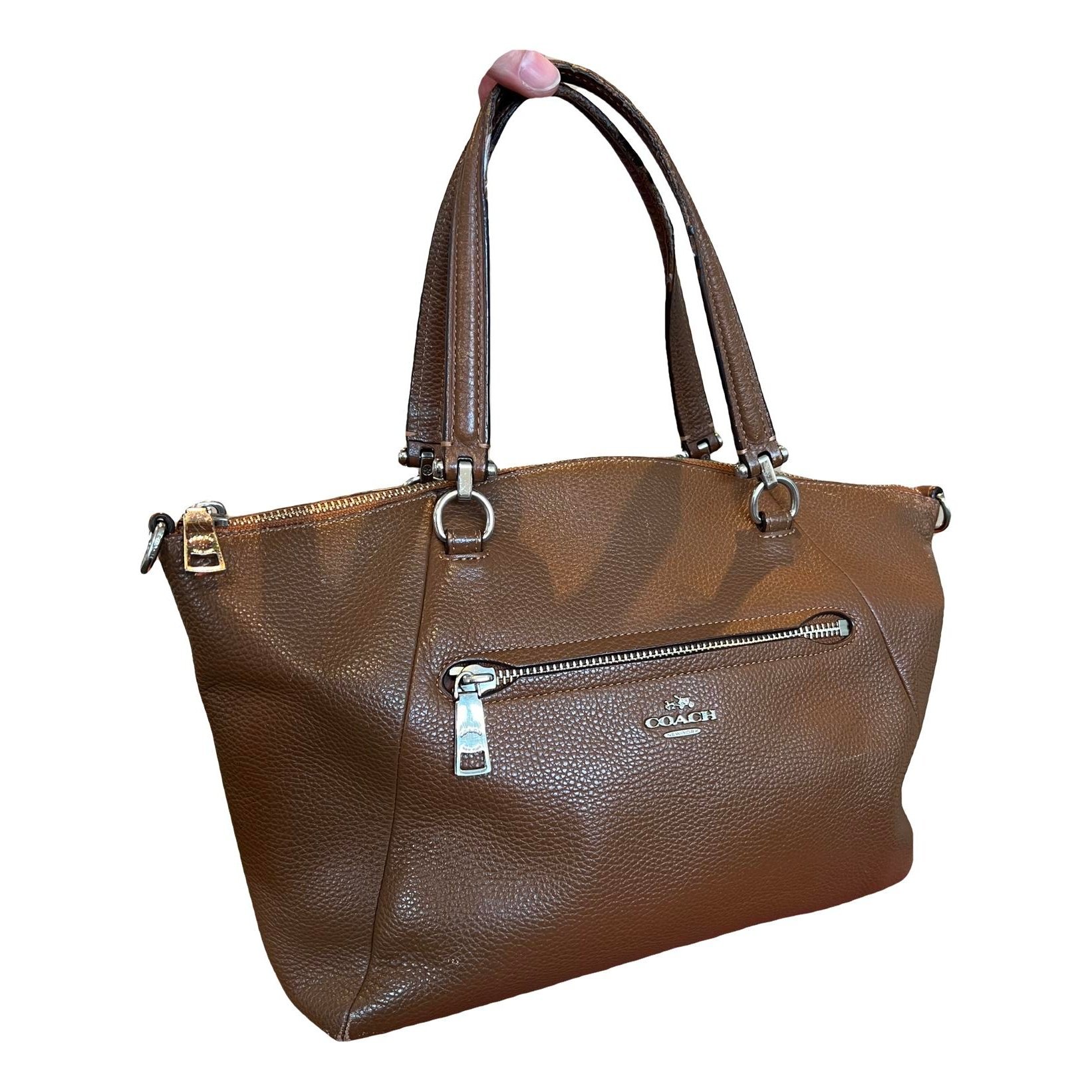 CITY ZIP TOTE leather handbag