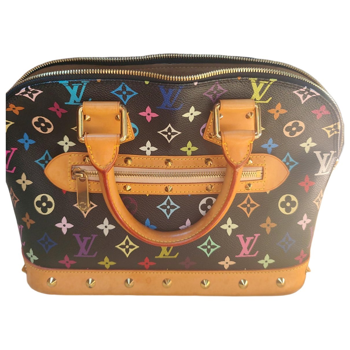 Alma leather handbag
