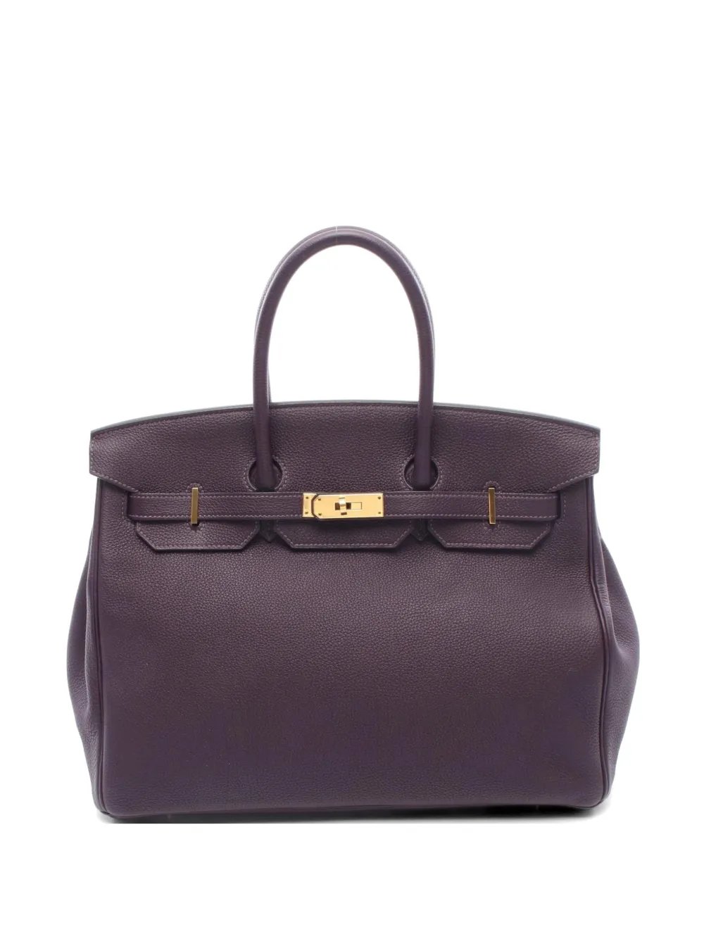 Hermes 2015 35 Birkin Leysin Togo leather tote bag