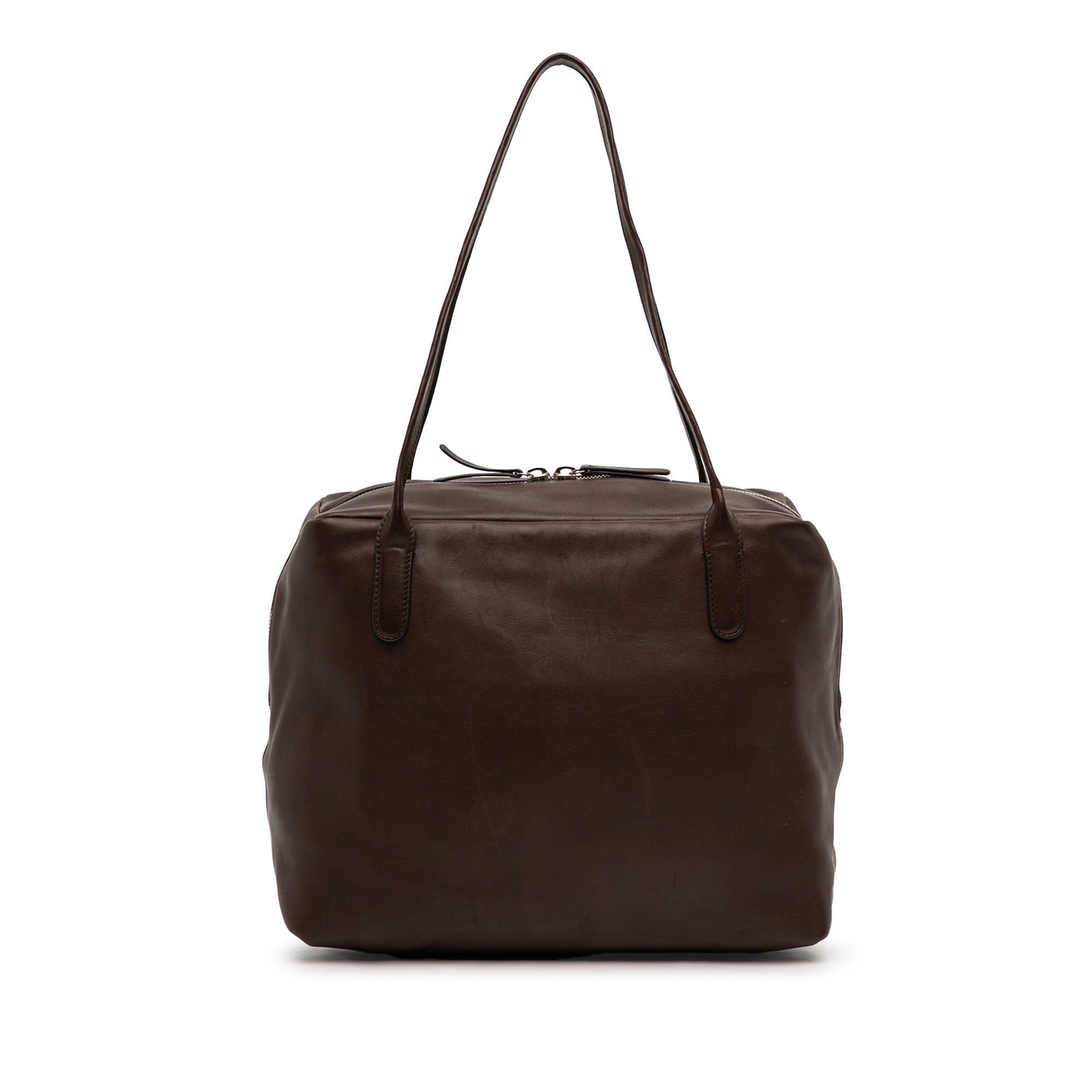 Leather tote