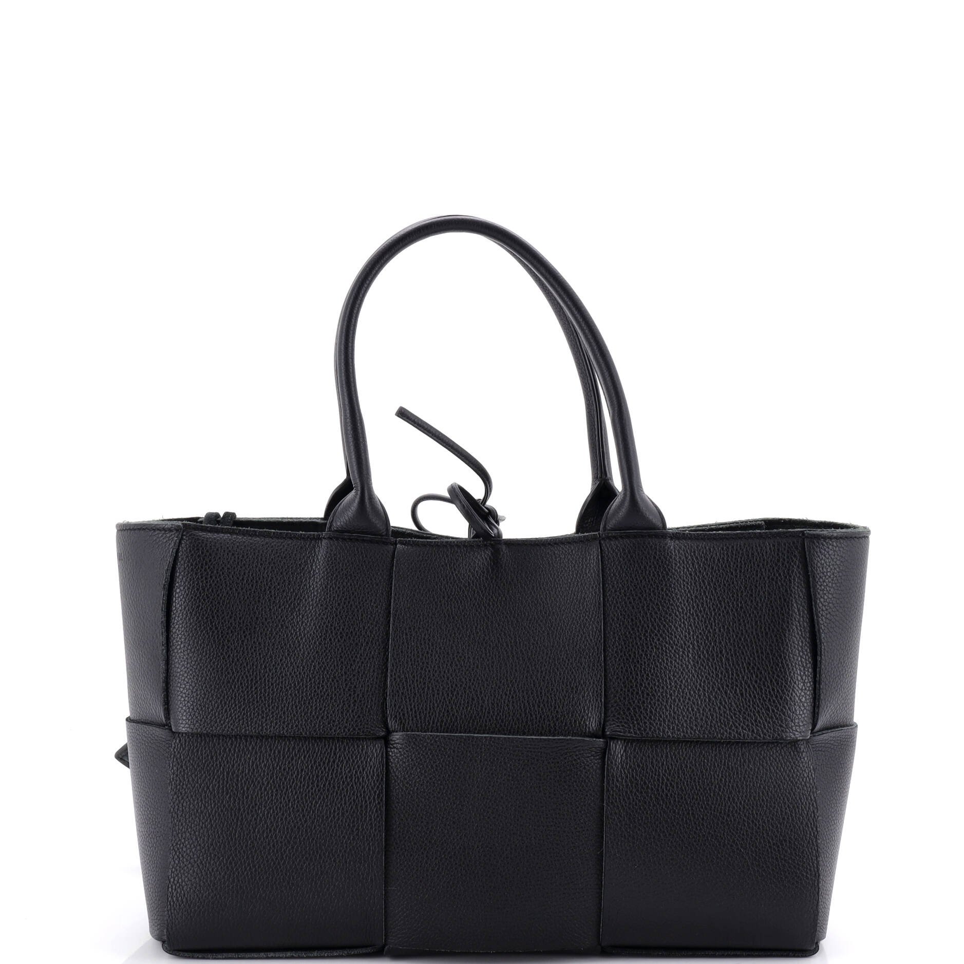 Arco Tote Maxi Intrecciato Leather Small