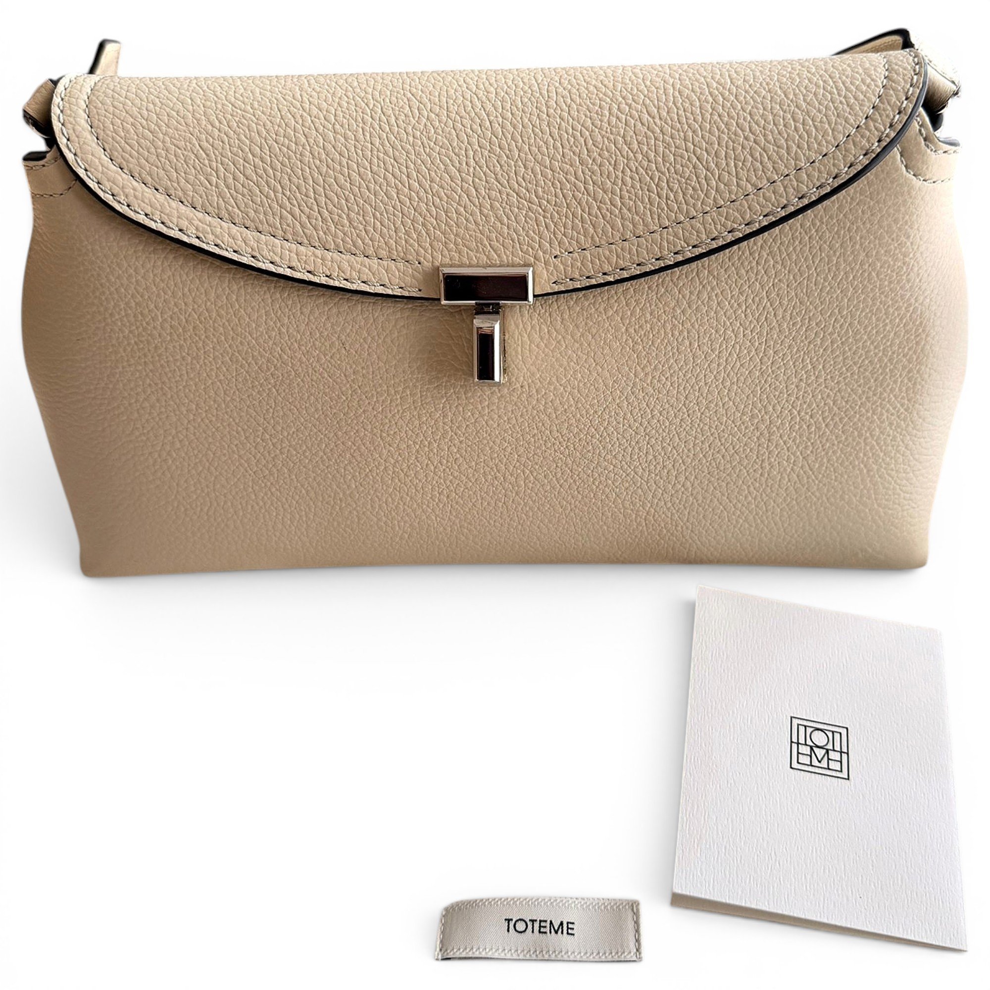 T-Lock leather crossbody bag