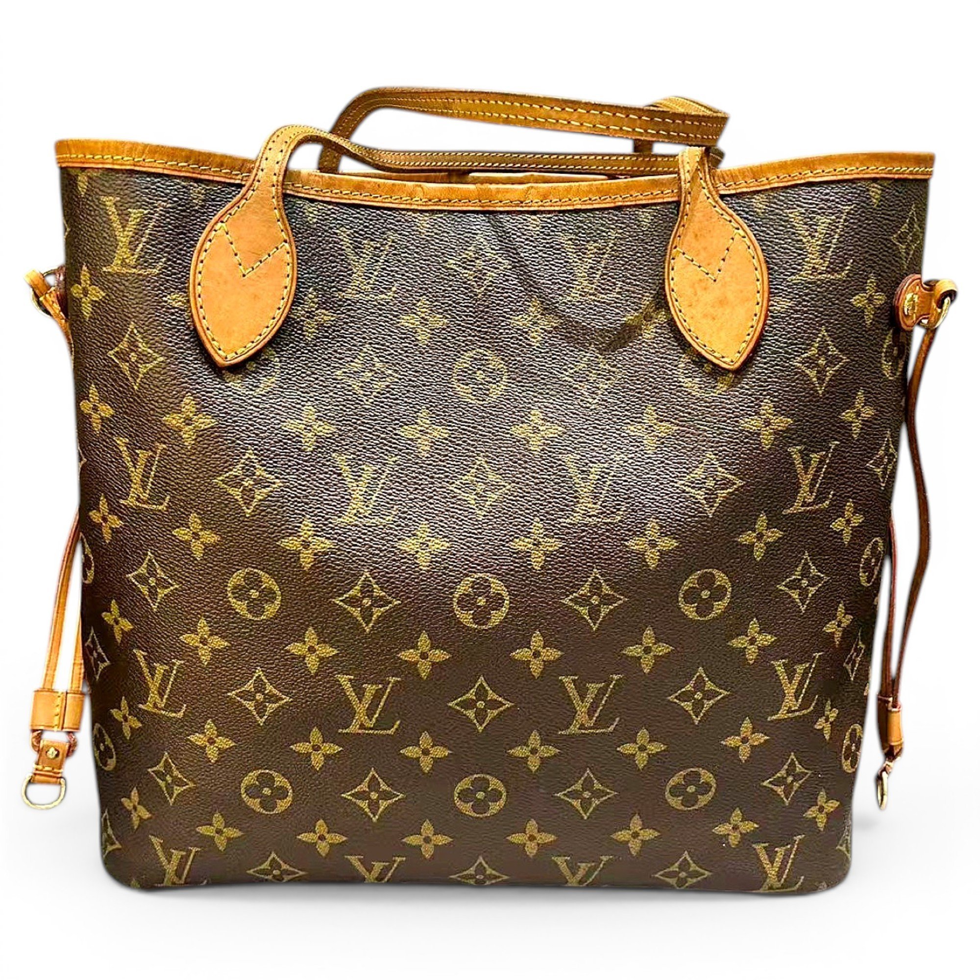 Neverfull leather tote