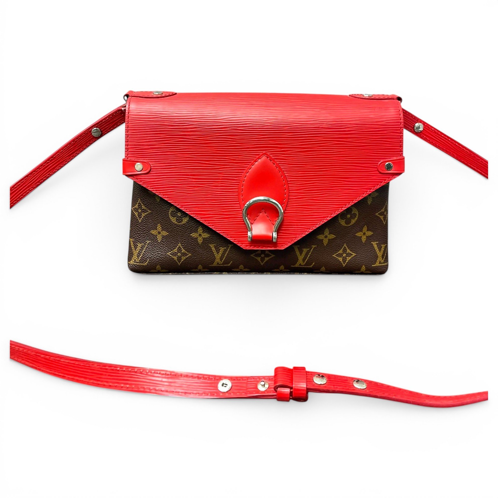 Saint Michel vinyl crossbody bag