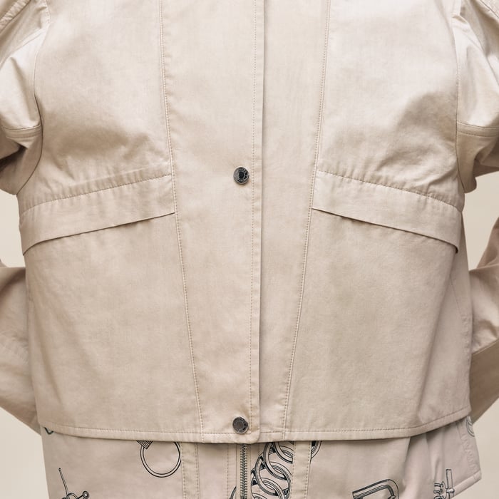 Beige Pierre d'Istrie "Cahier Du Colporteur" Modular Jacket