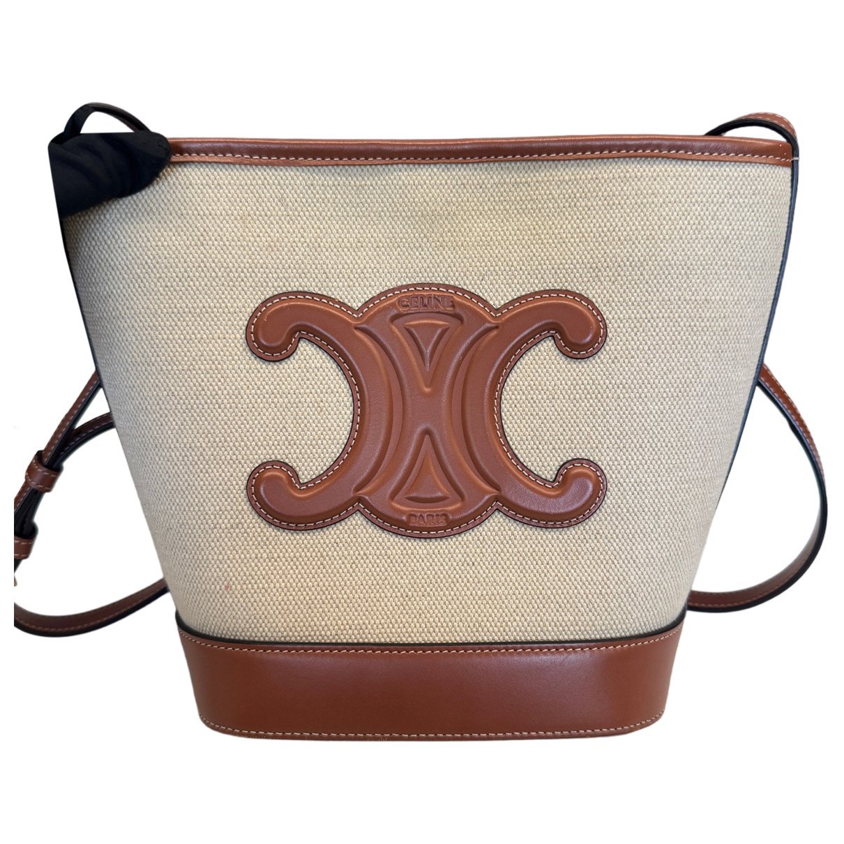 Triomphe leather tote
