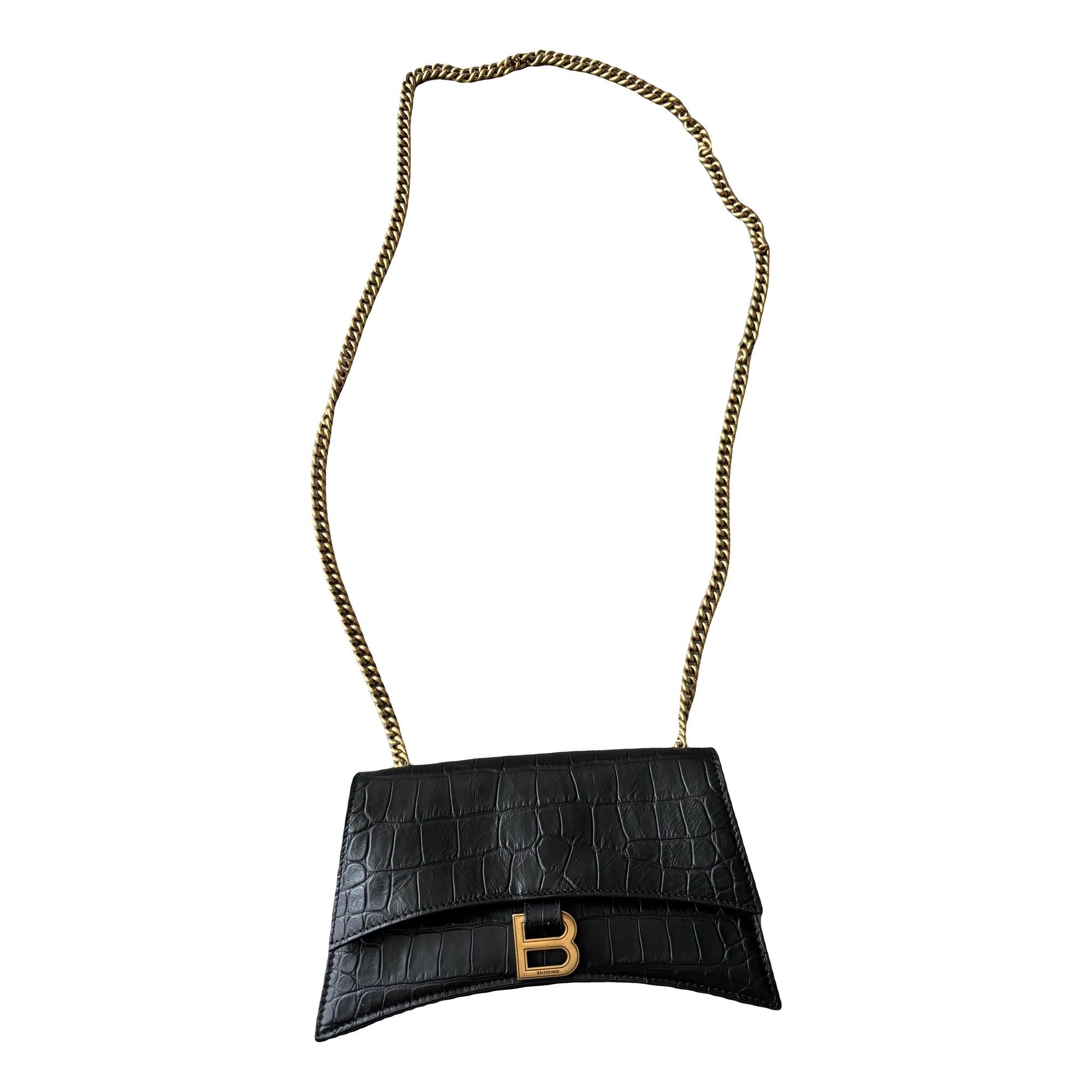 Crush leather crossbody bag