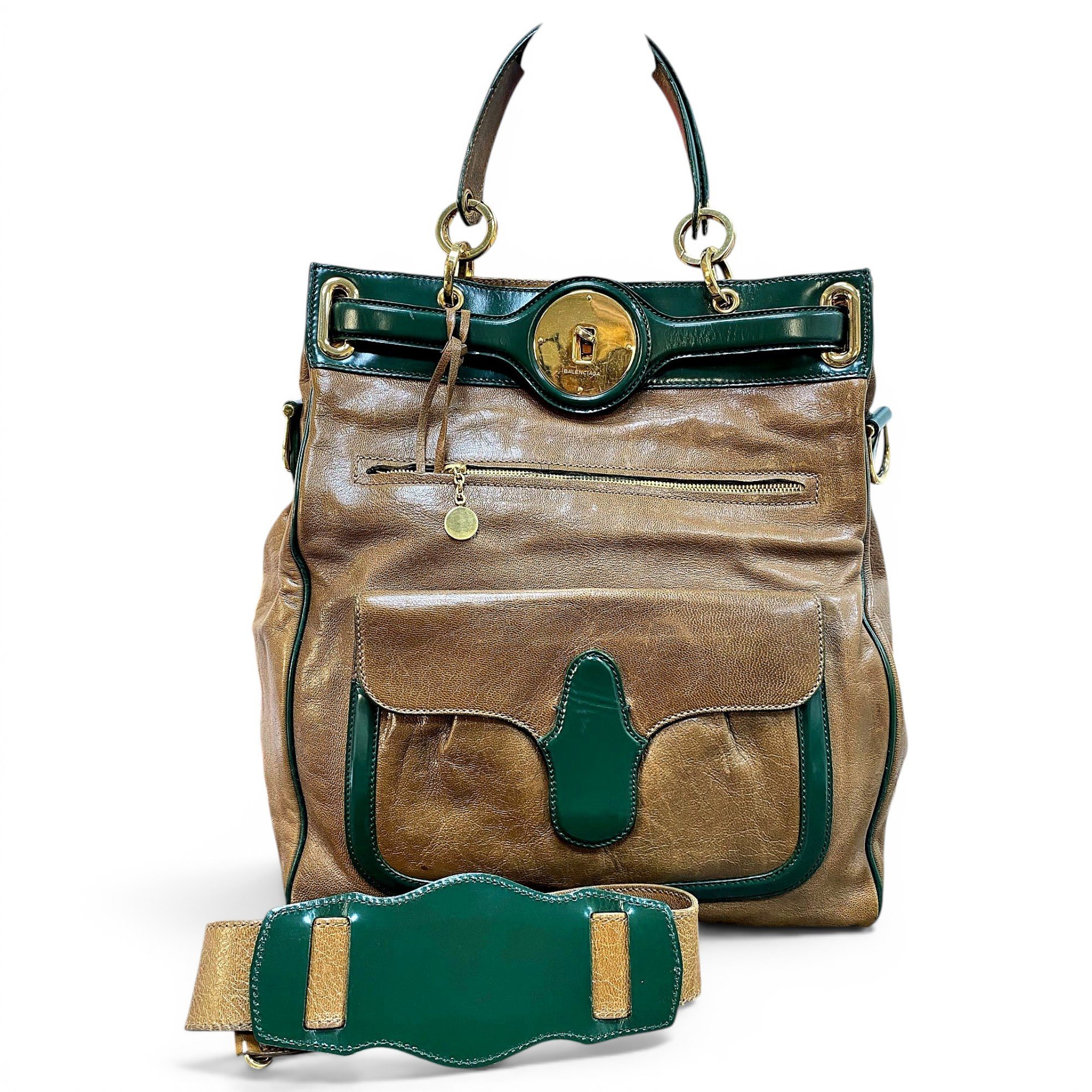 Leather handbag