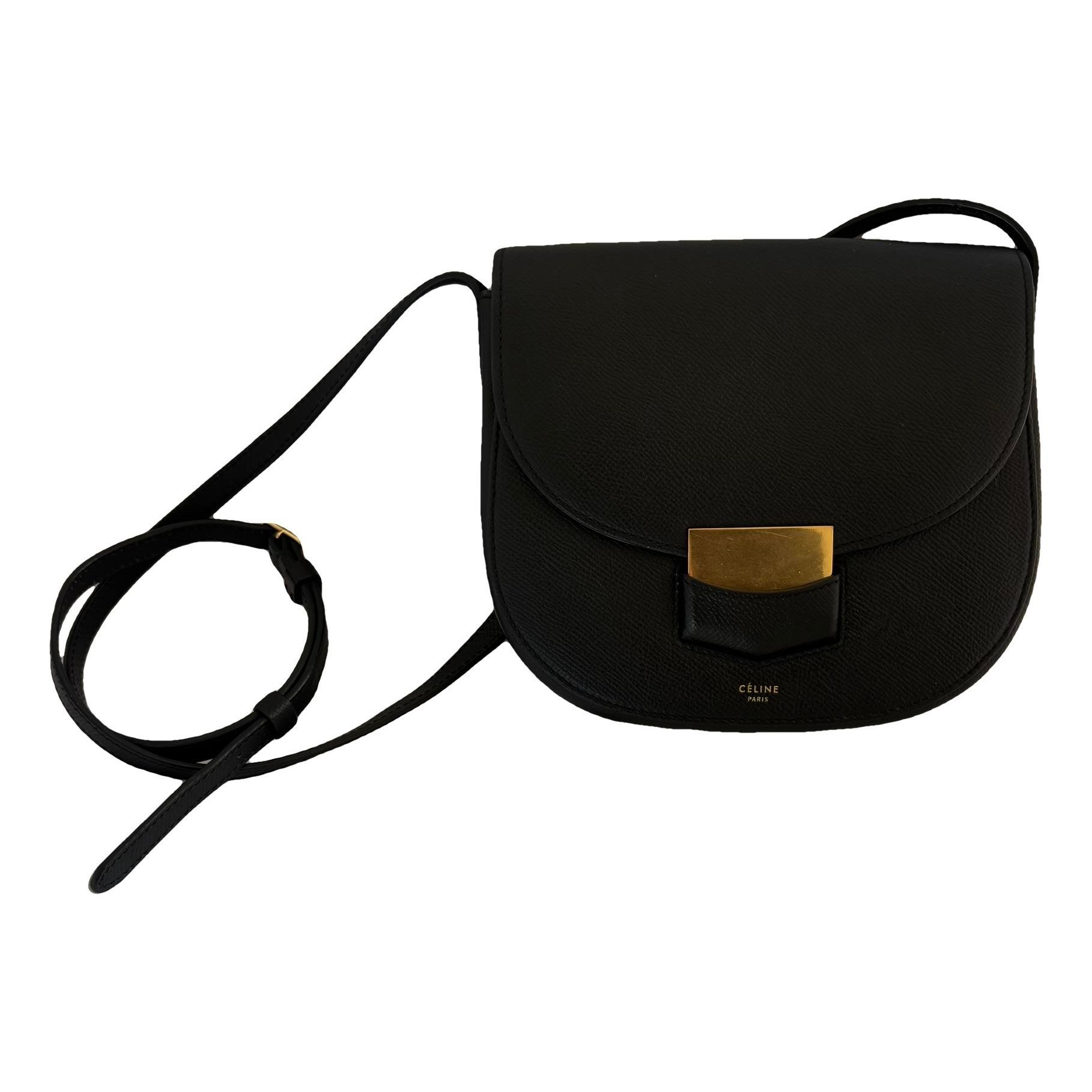 Trotteur leather crossbody bag