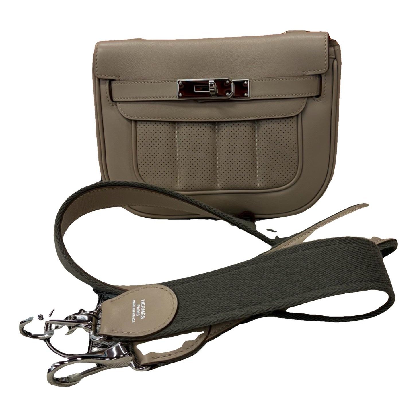 Hermes Berline Handbag Toile H Berline Canvas