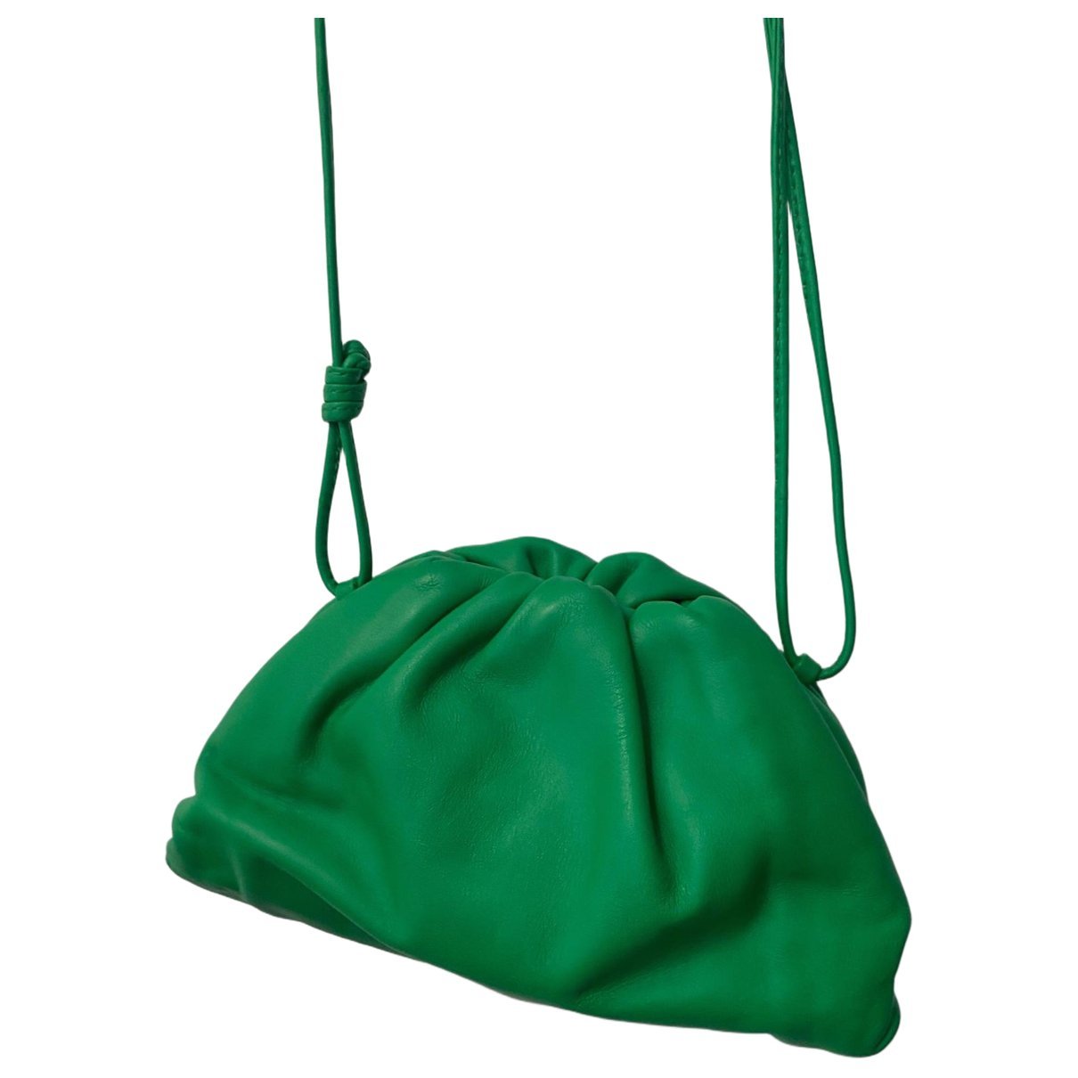Pouch leather clutch bag