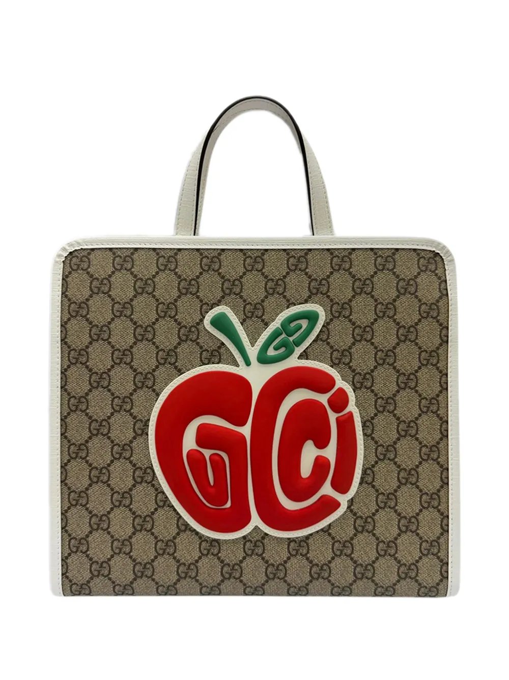 2016-2026 Childrens GG Supreme Rubber Apple Patch tote bag
