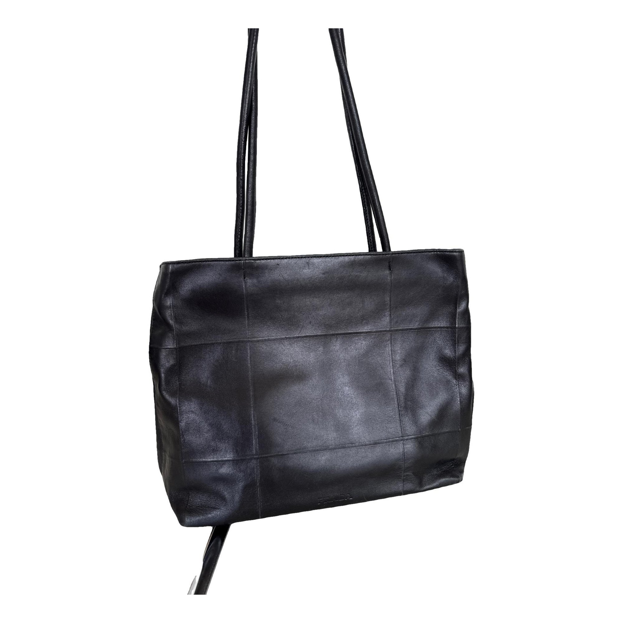 Leather tote
