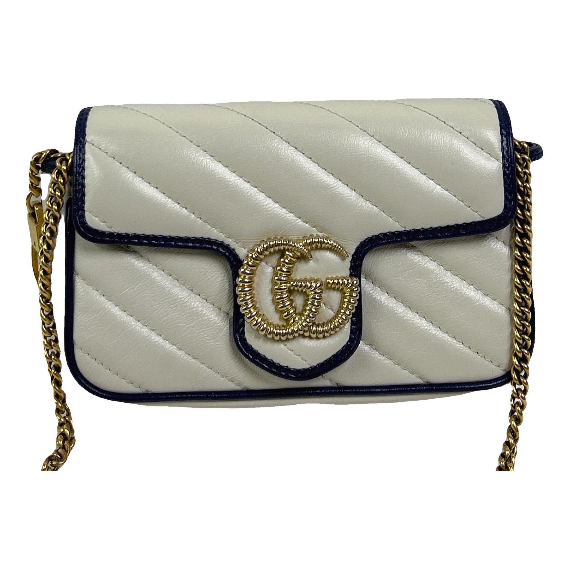 GG Marmont Flap leather handbag