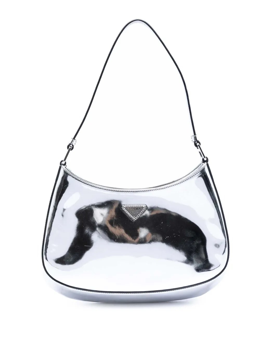 Prada 2000-2013 Spazzolato Leather Cleo shoulder bag