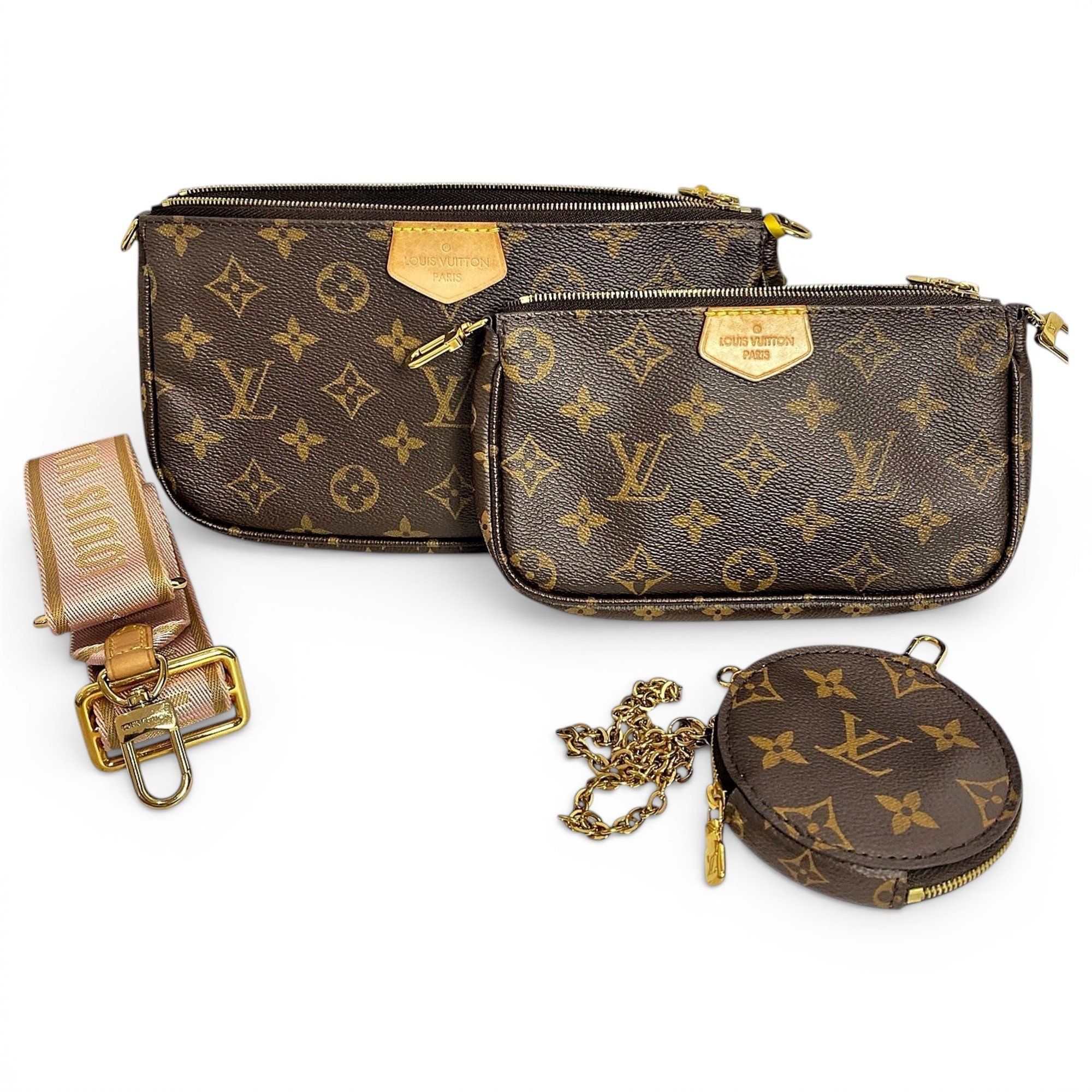 Multi Pochette Accessoires leather handbag