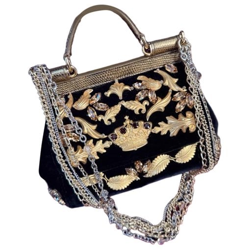 Sicily velvet handbag