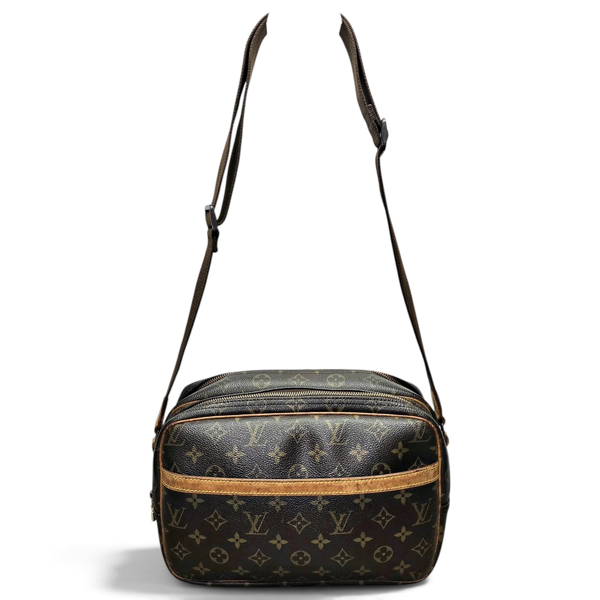 Reporter leather crossbody bag