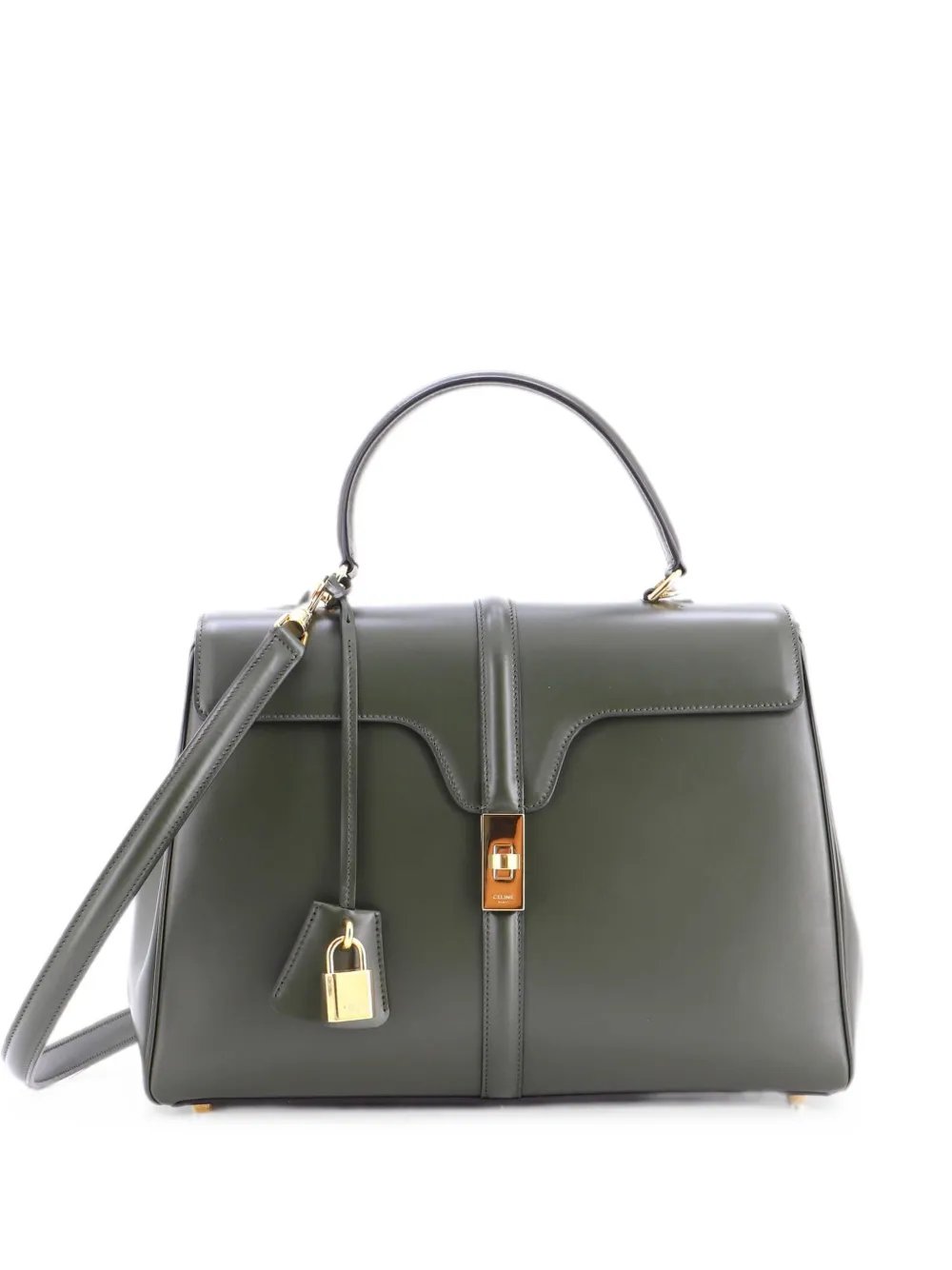 Celine 16 Top Handle Bag Smooth Calfskin Medium satchel