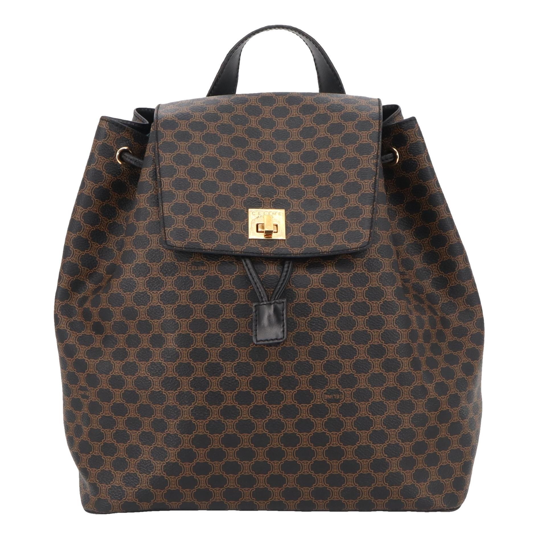 Leather backpack
