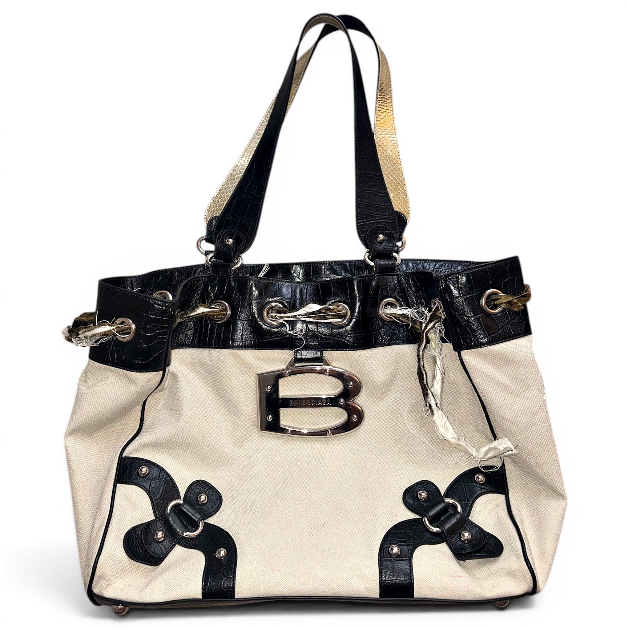 Leather tote